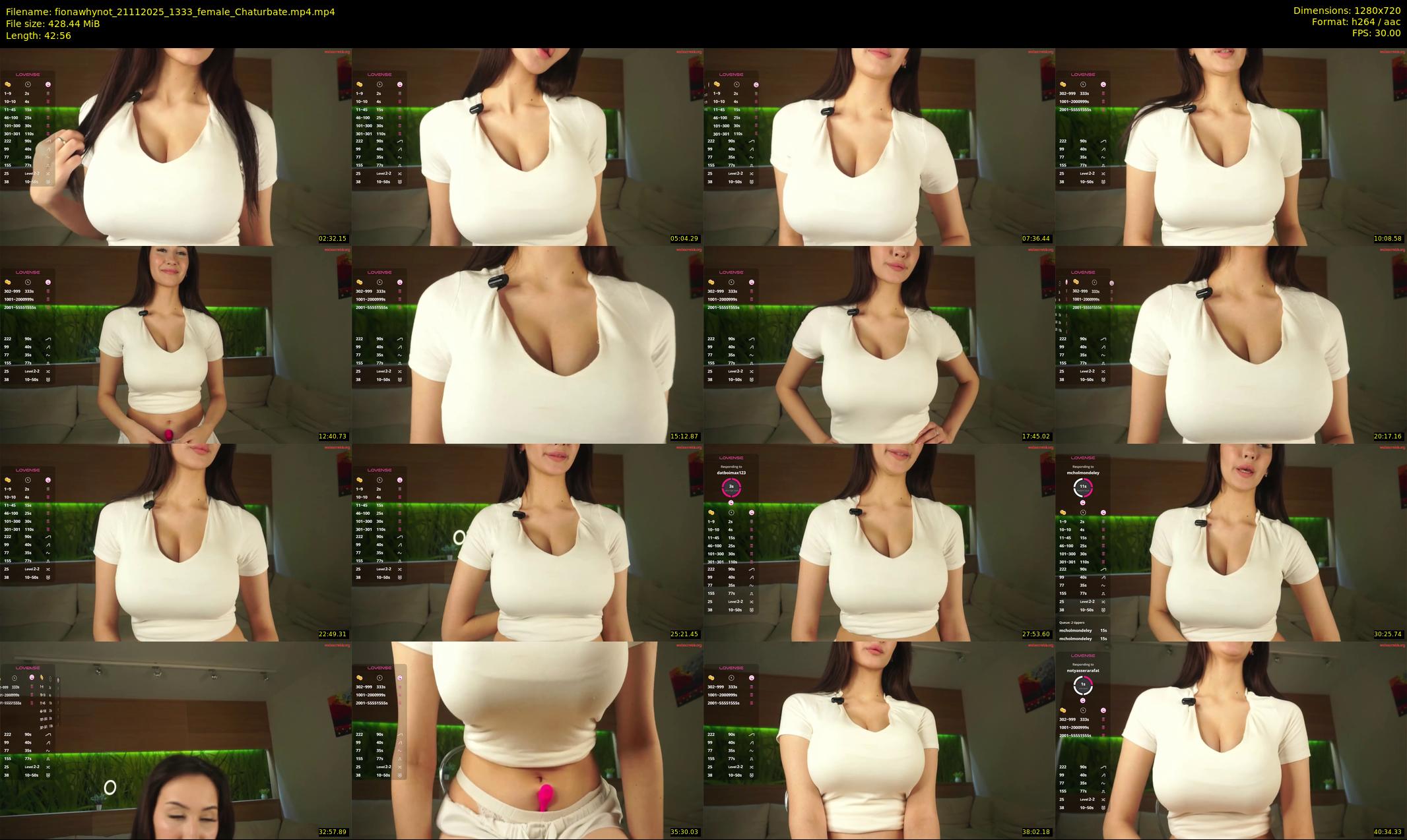 fionawhynot — 43 minute Chaturbate female cam show recording, 720p, Nov 21, 2025