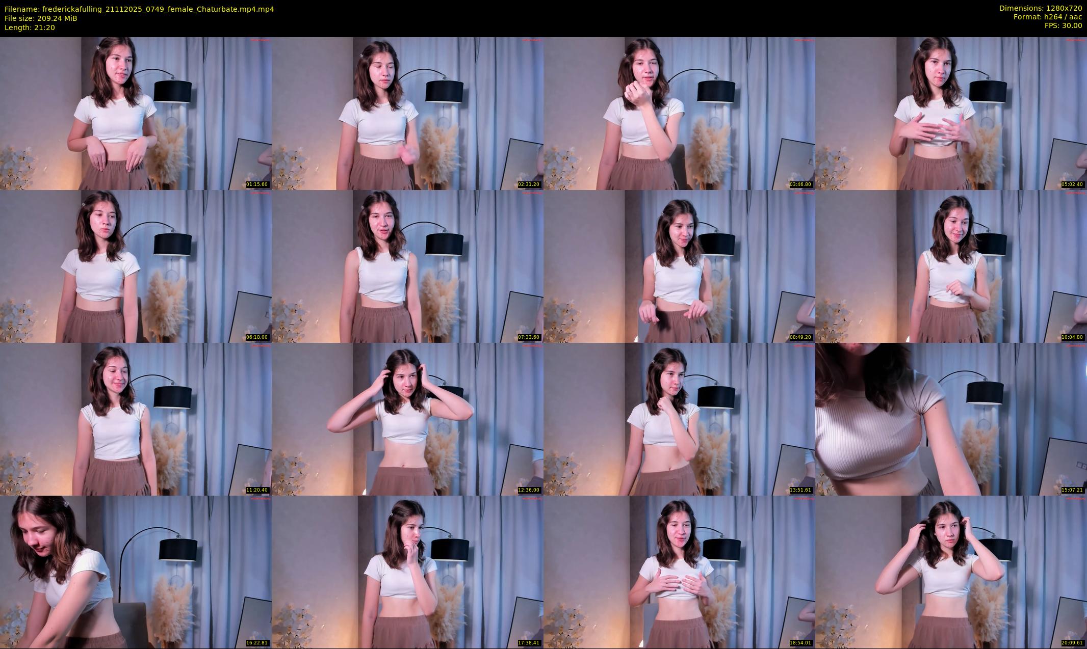 frederickafulling — 22 minute Chaturbate female cam show recording, 720p, Nov 21, 2025