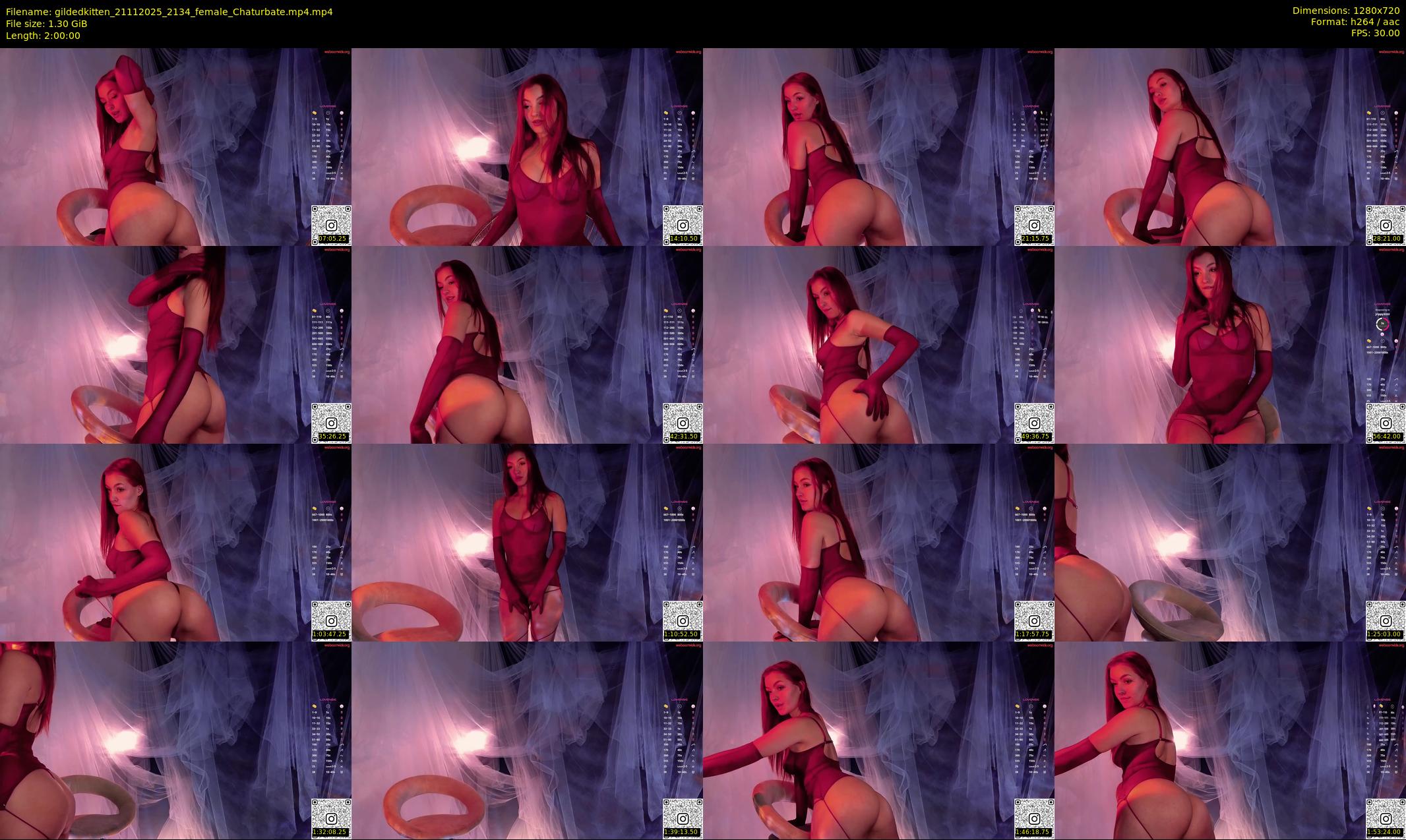 gildedkitten — 120 minute Chaturbate female cam show recording, 720p, Nov 21, 2025