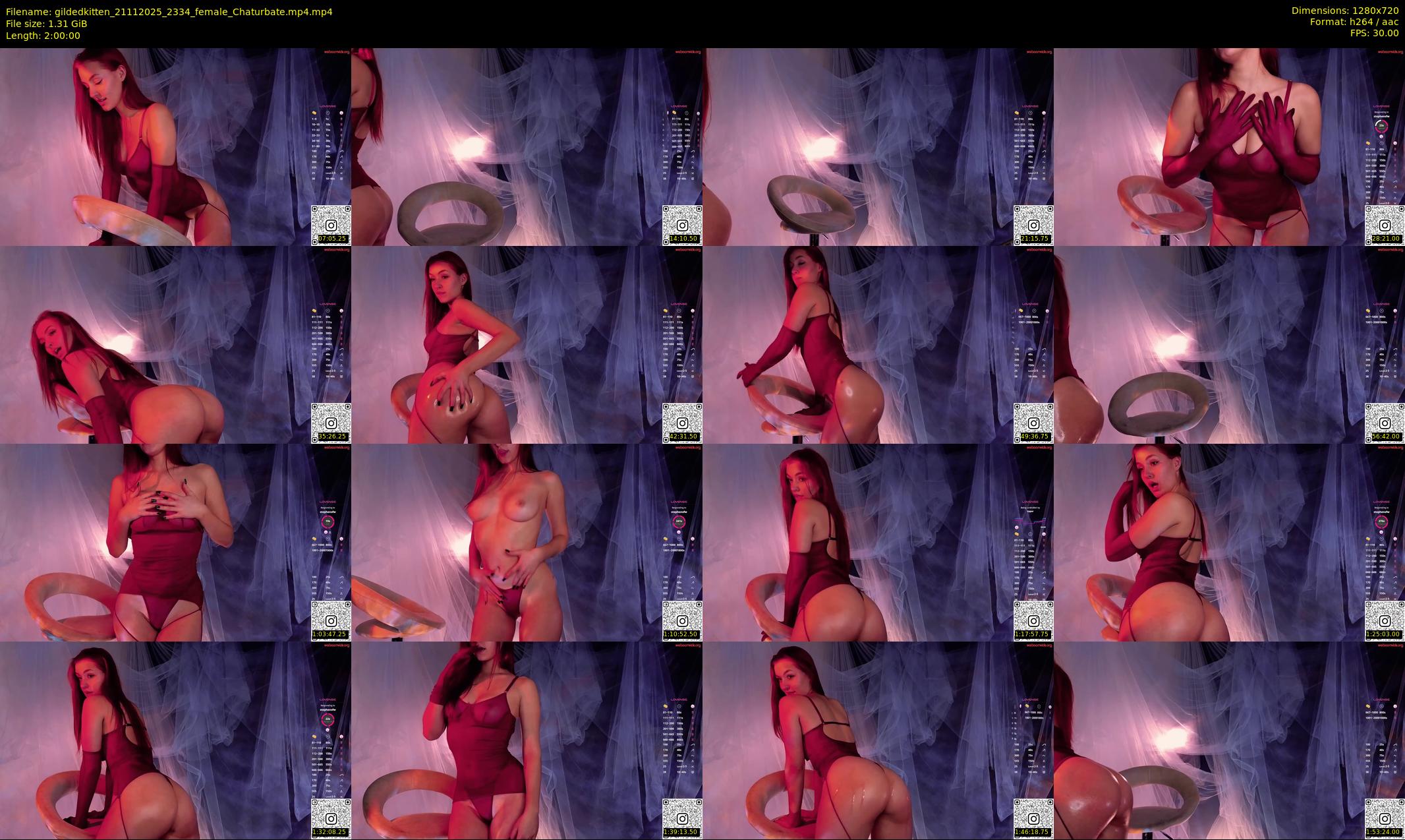 gildedkitten — 120 minute Chaturbate female cam show recording, 720p, Nov 21, 2025