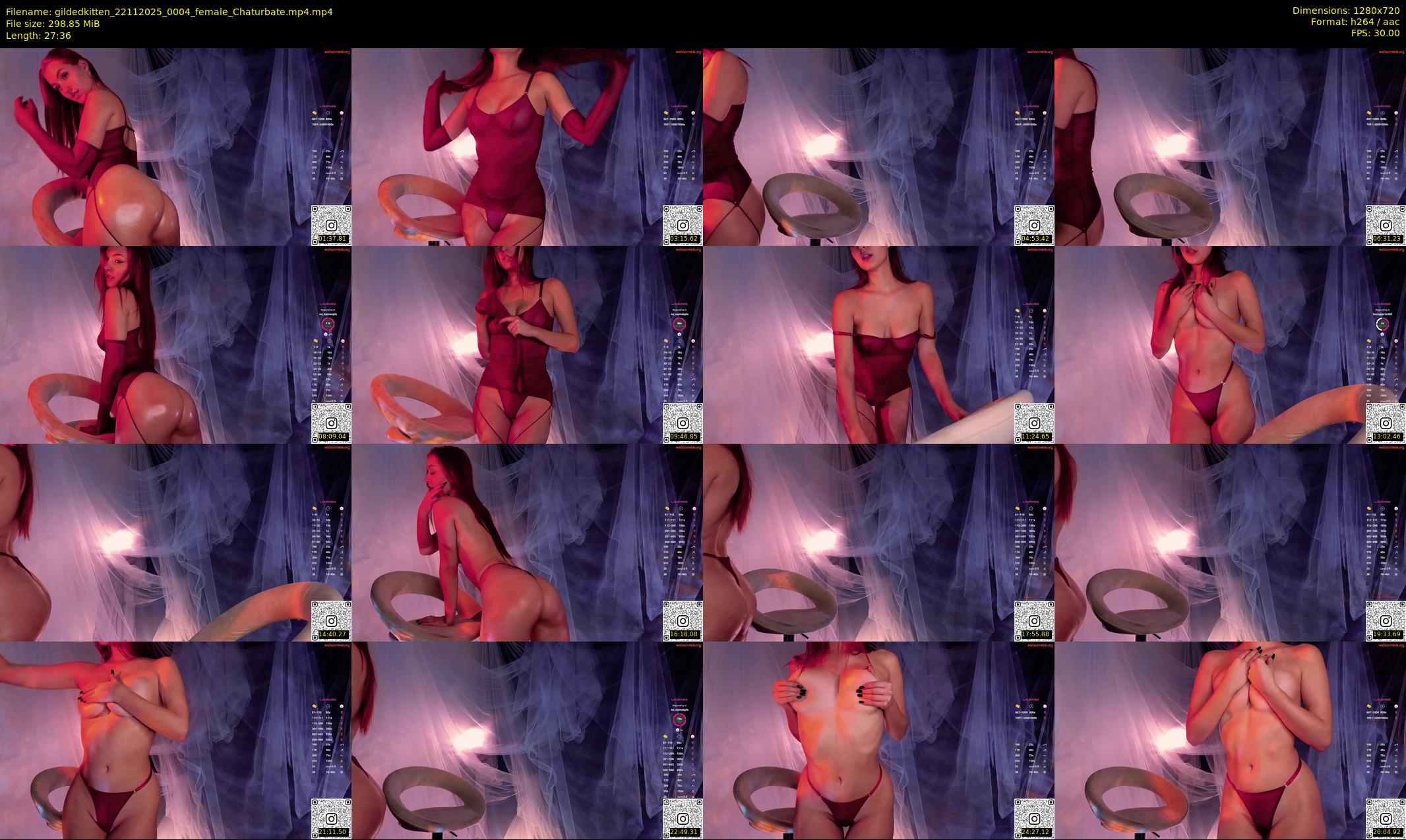 gildedkitten — 28 minute Chaturbate female cam show recording, 720p, Nov 22, 2025