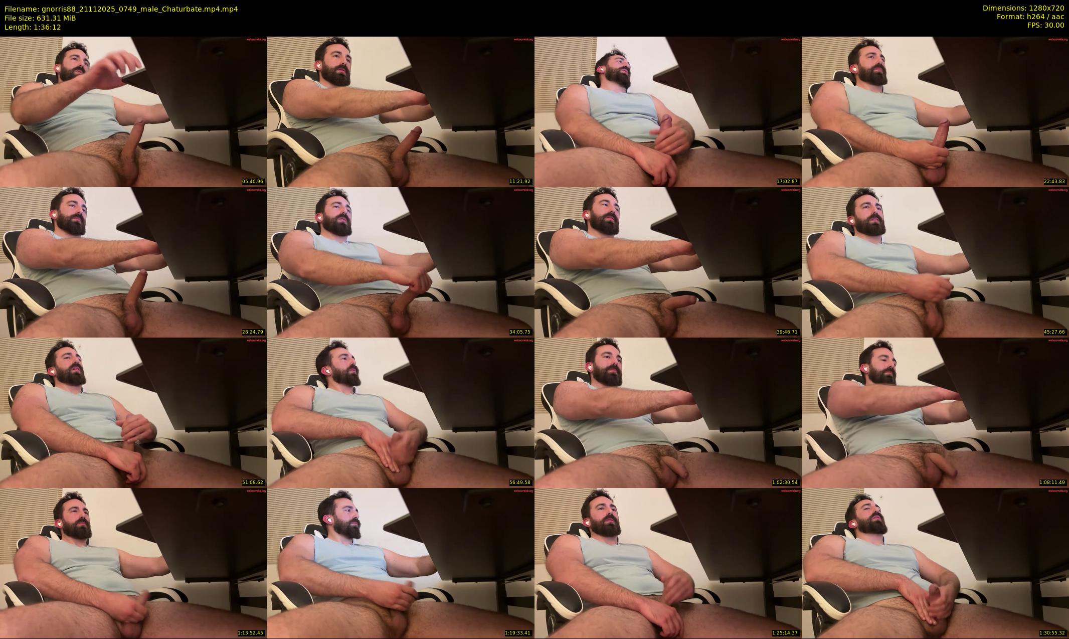 gnorris88 — 97 minute Chaturbate male cam show recording, 720p, Nov 21, 2025