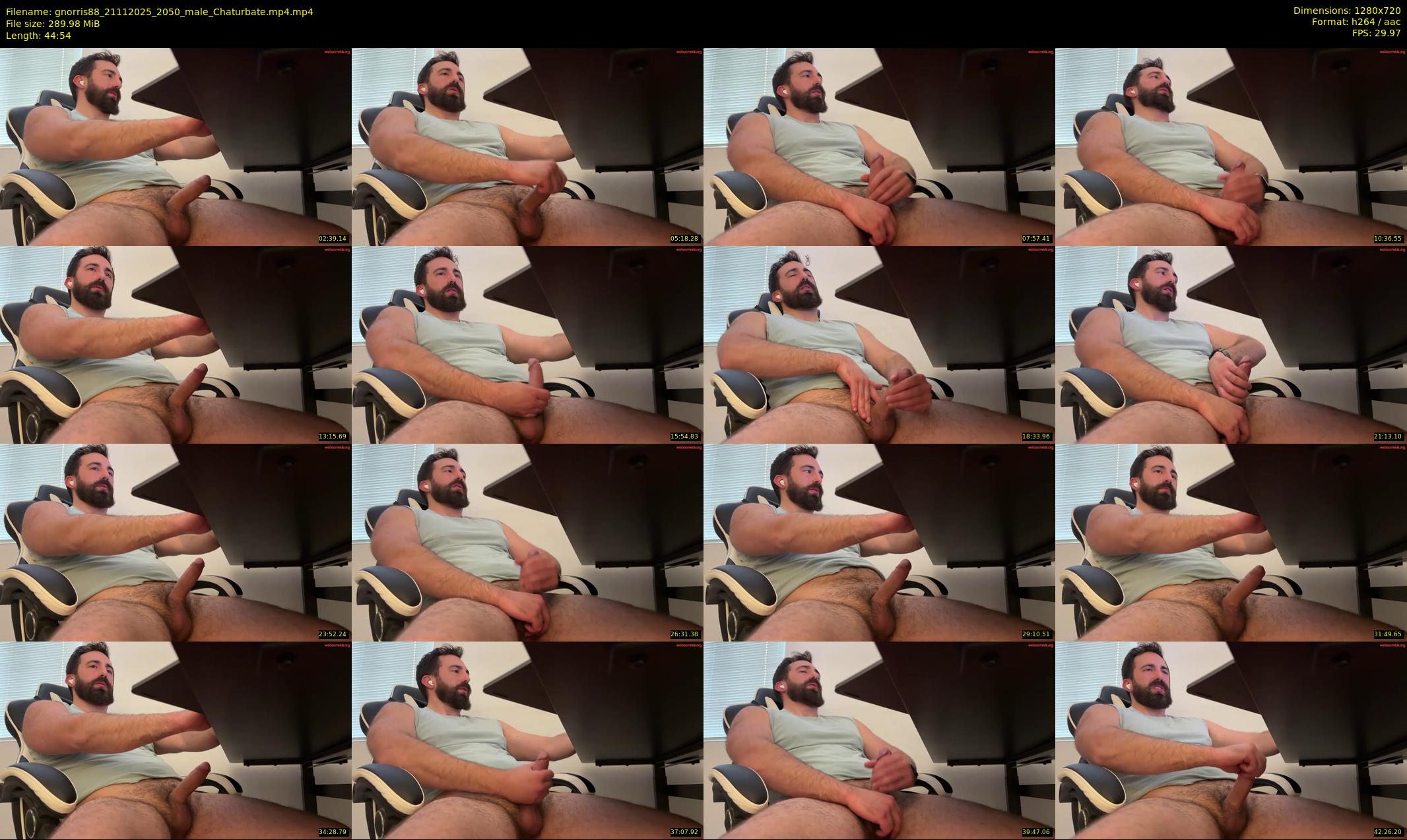 gnorris88 — 45 minute Chaturbate male cam show recording, 720p, Nov 21, 2025