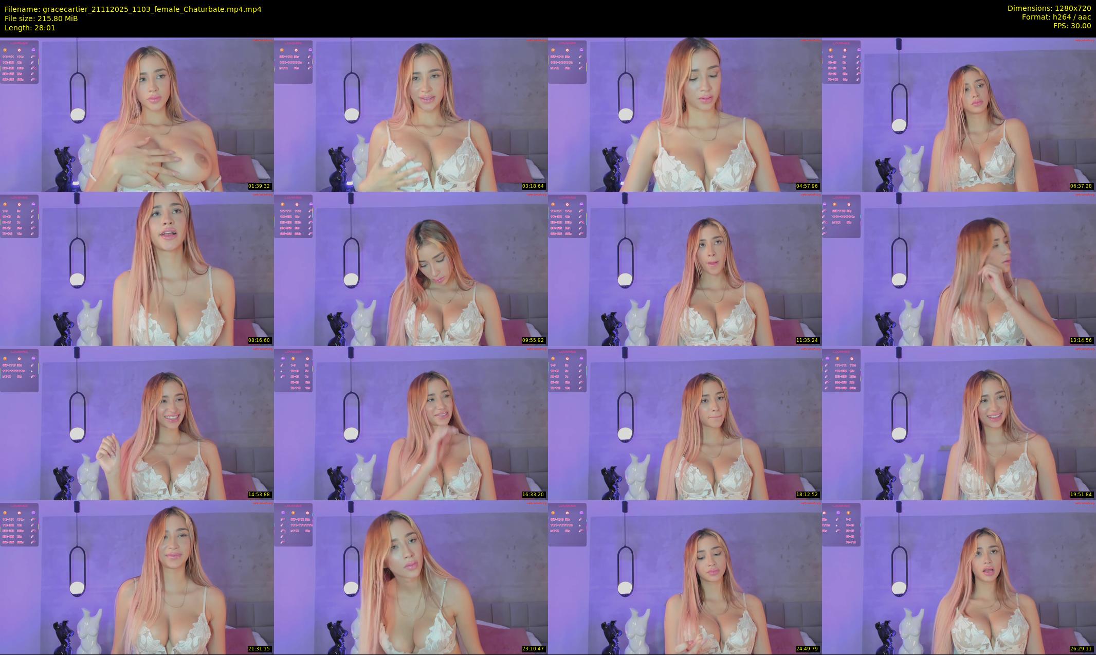 gracecartier — 29 minute Chaturbate female cam show recording, 720p, Nov 21, 2025