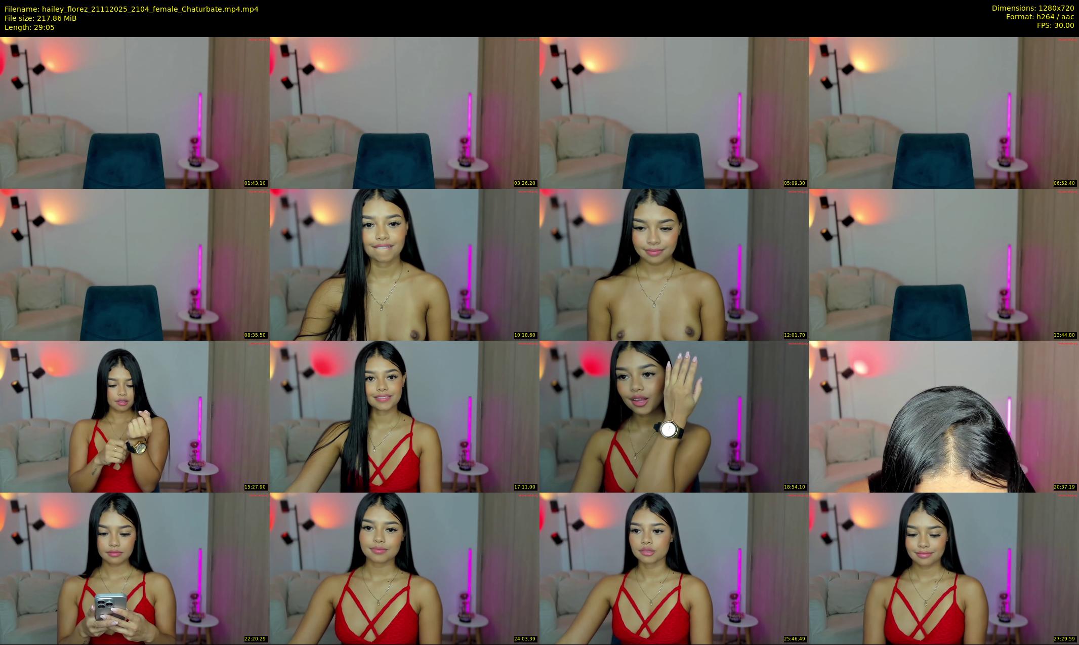 hailey_florez — 30 minute Chaturbate female cam show recording, 720p, Nov 21, 2025