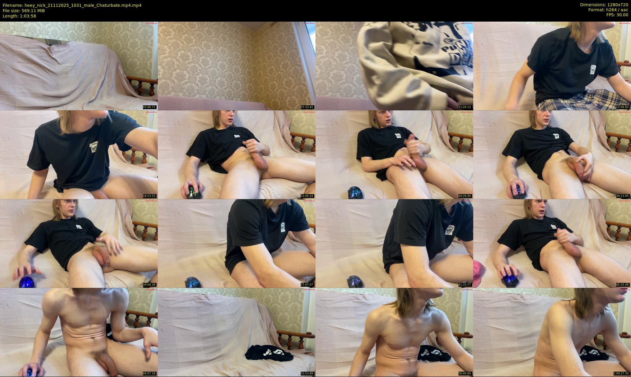 heey_nick — 64 minute Chaturbate male cam show recording, 720p, Nov 21, 2025