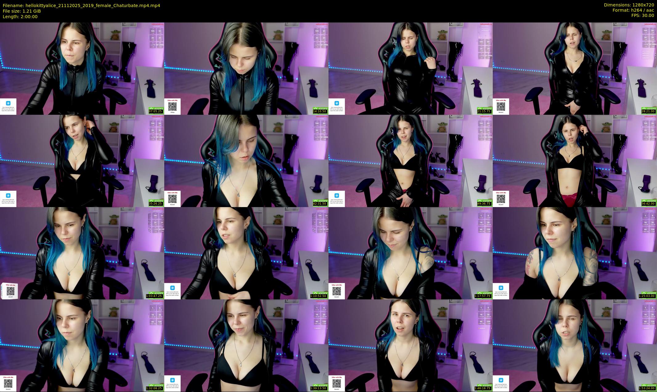 hellokittyalice — 120 minute Chaturbate female cam show recording, 720p, Nov 21, 2025