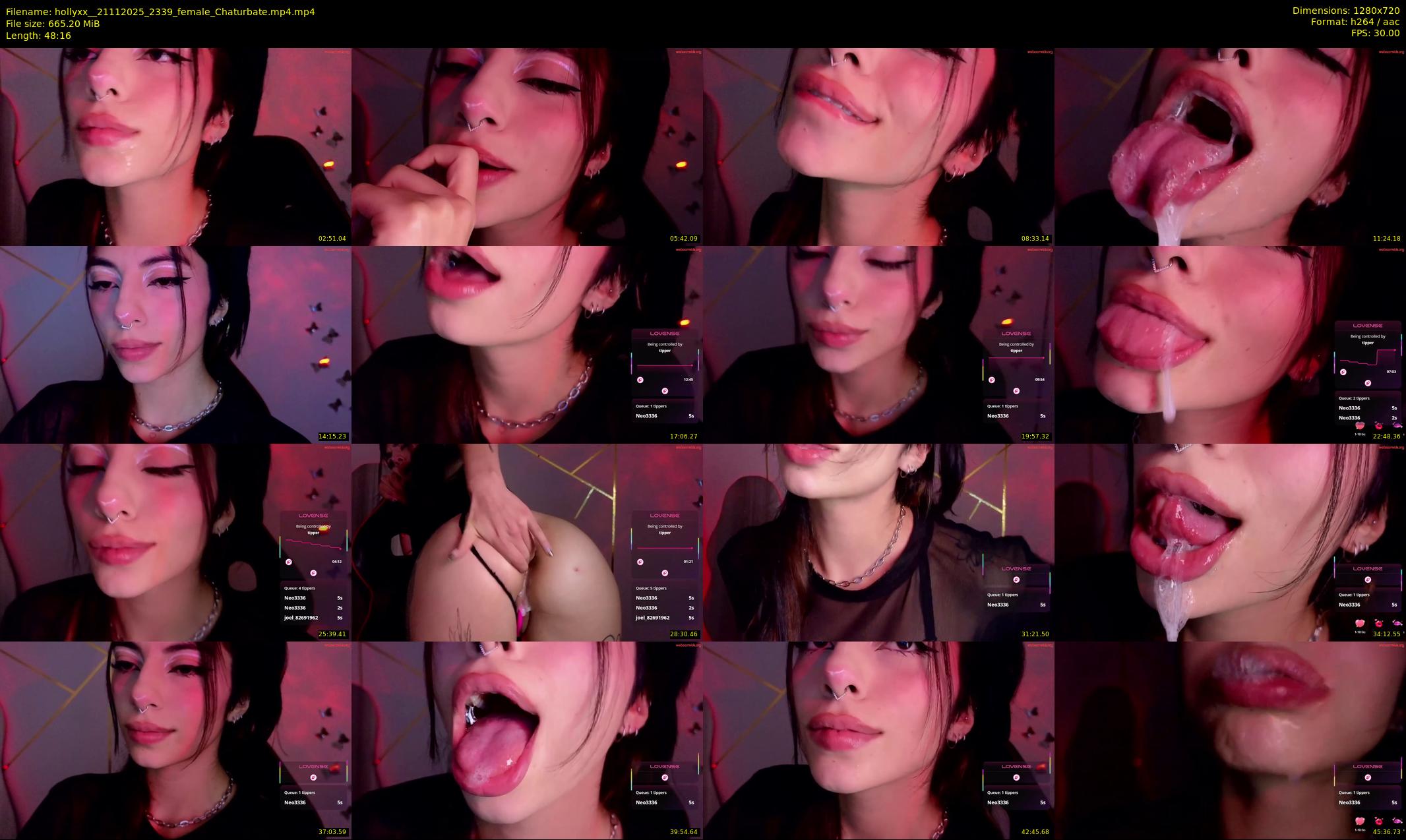 hollyxx_ — 49 minute Chaturbate female cam show recording, 720p, Nov 21, 2025