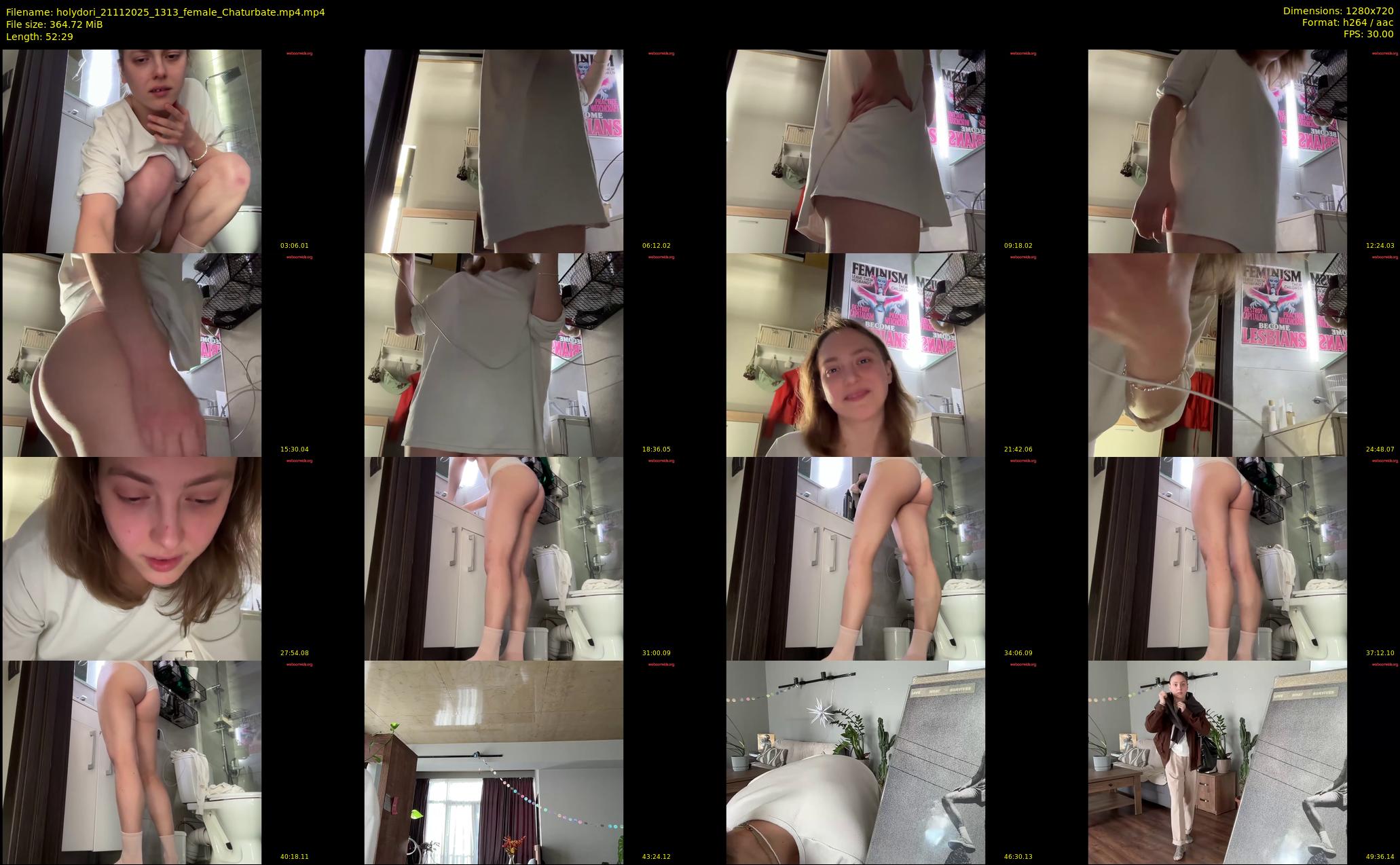 holydori — 53 minute Chaturbate female cam show recording, 720p, Nov 21, 2025
