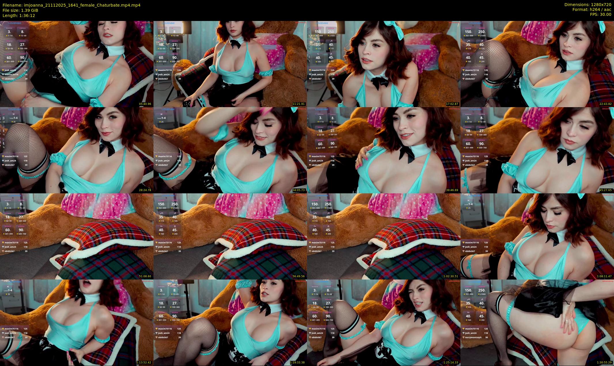 imjoanna — 97 minute Chaturbate female cam show recording, 720p, Nov 21, 2025