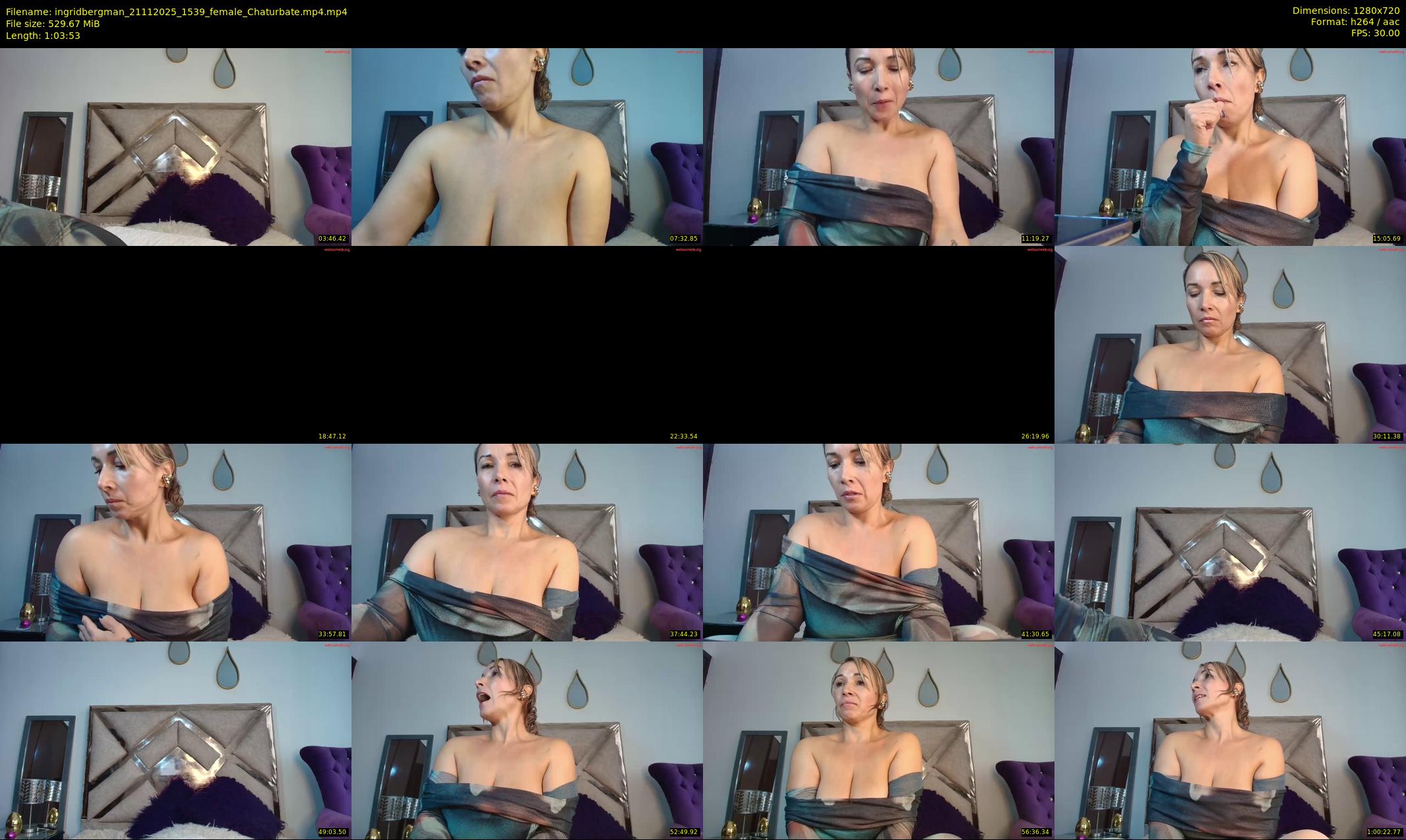 ingridbergman — 64 minute Chaturbate female cam show recording, 720p, Nov 21, 2025