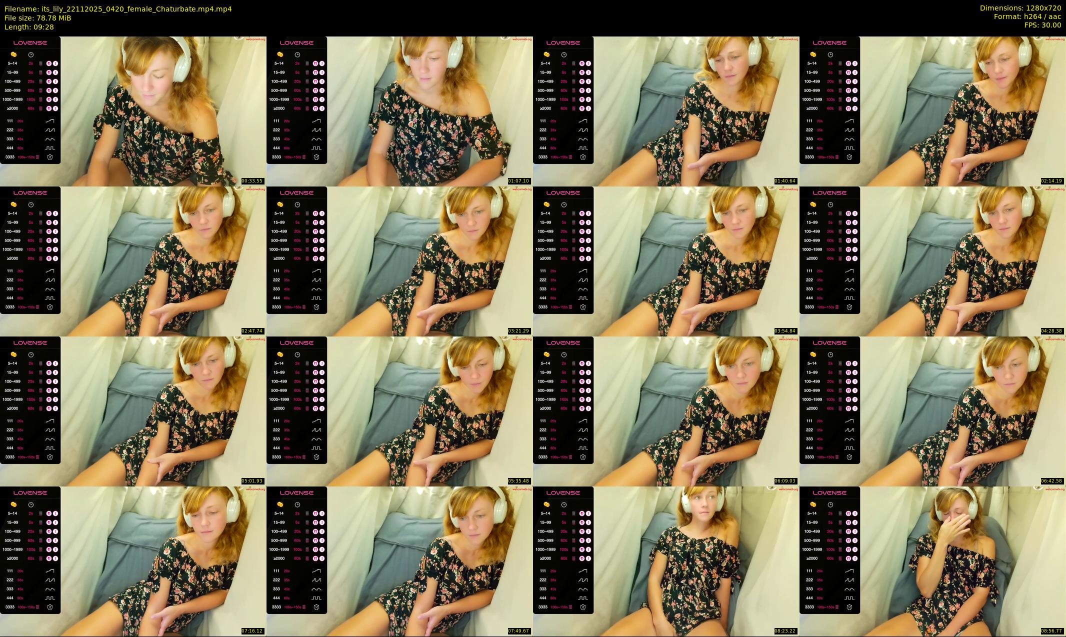 its_lily — 10 minute Chaturbate female cam show recording, 720p, Nov 22, 2025