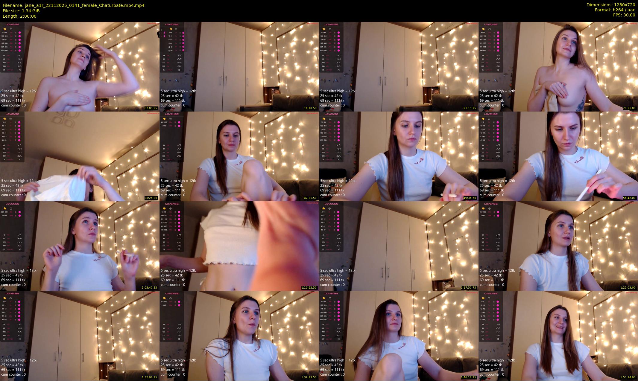 jane_a1r — 120 minute Chaturbate female cam show recording, 720p, Nov 22, 2025