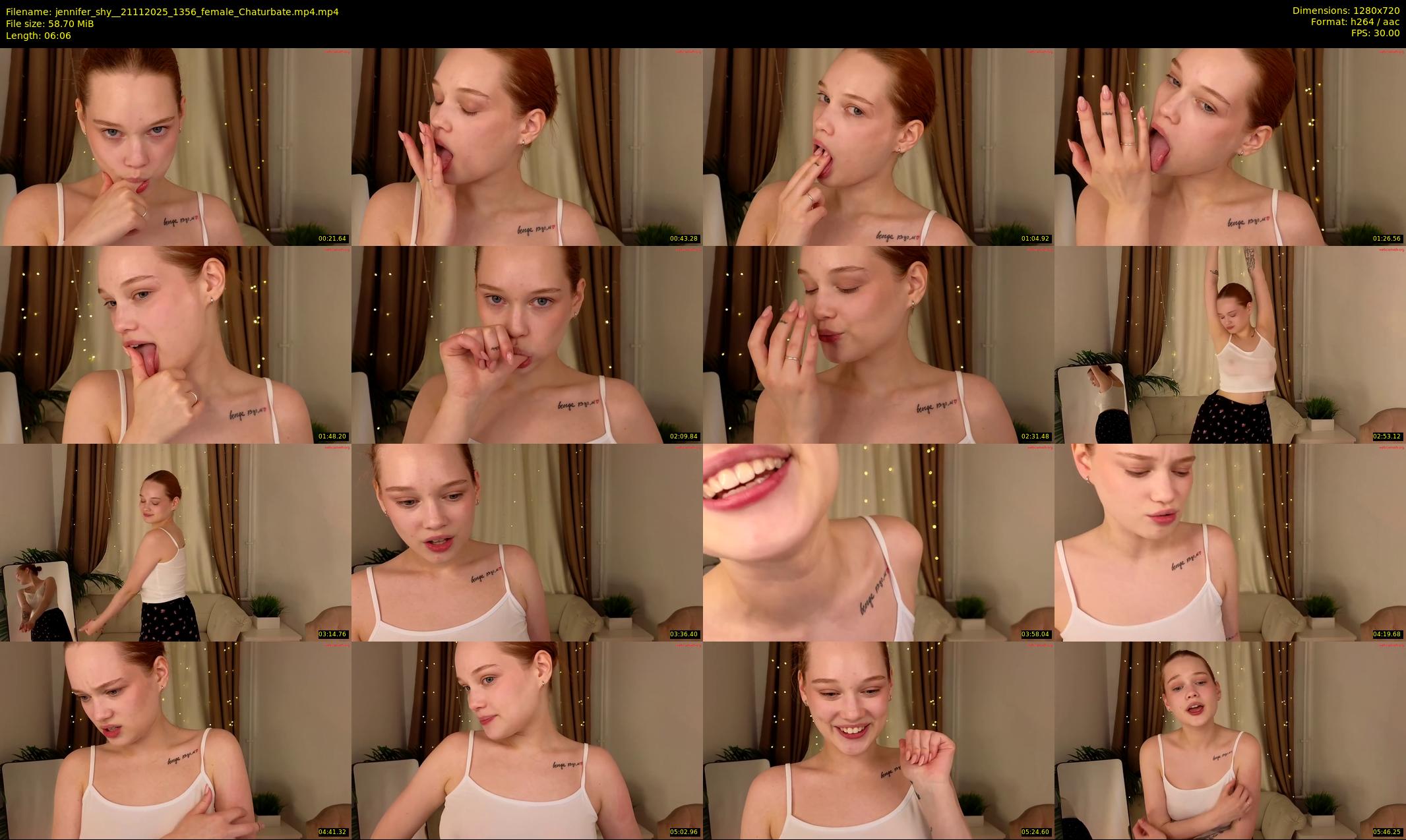 jennifer_shy_ — 7 minute Chaturbate female cam show recording, 720p, Nov 21, 2025