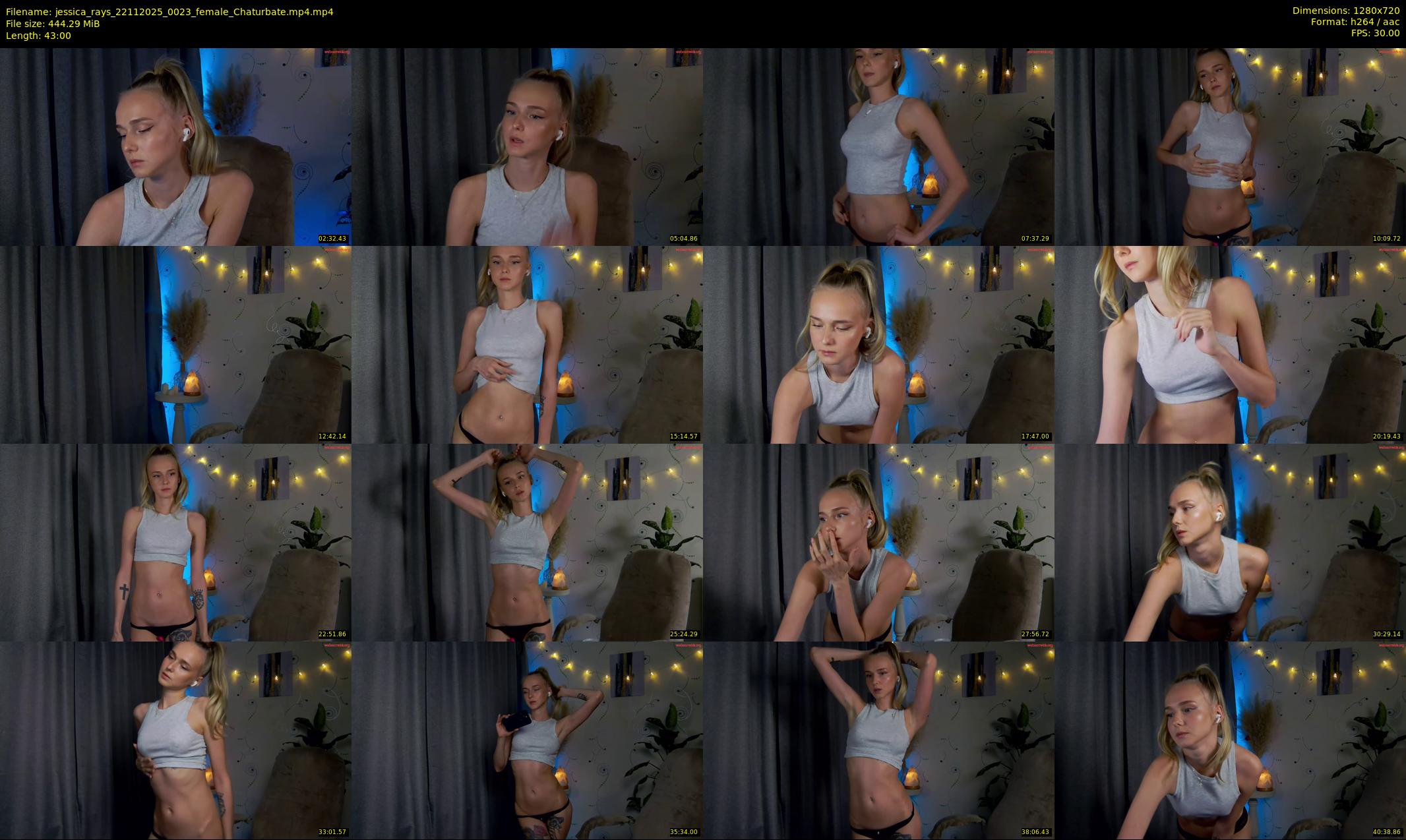 jessica_rays — 43 minute Chaturbate couple cam show recording, 720p, Nov 22, 2025