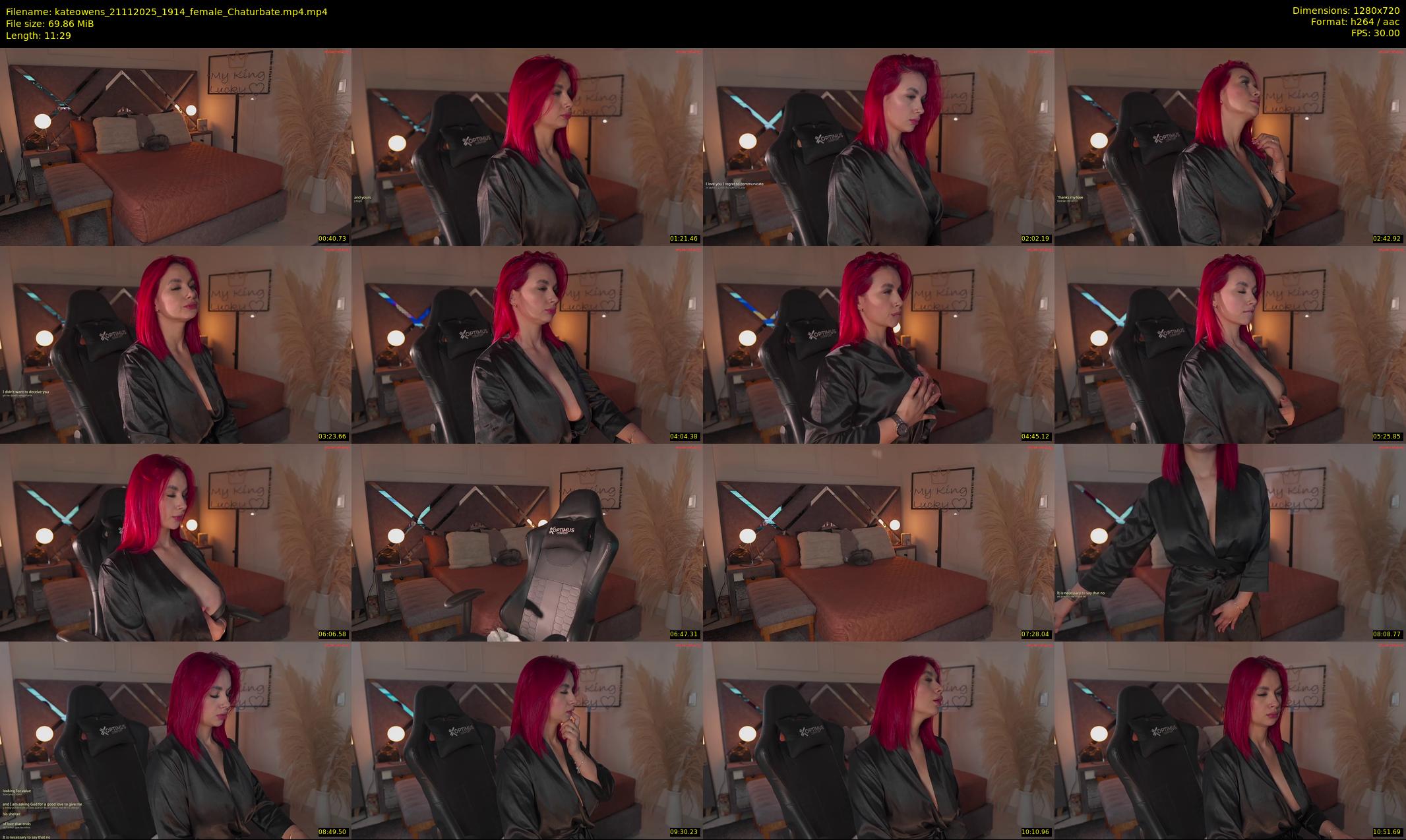 kateowens — 12 minute Chaturbate female cam show recording, 720p, Nov 21, 2025