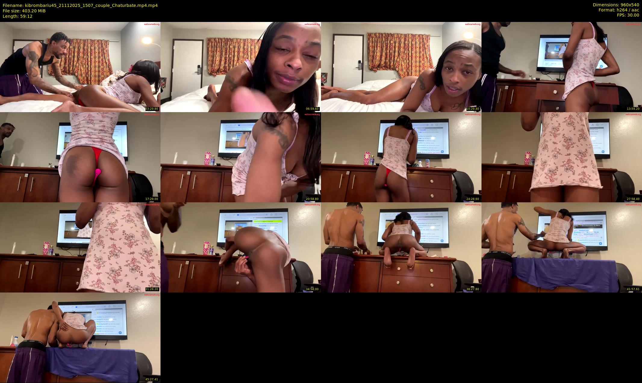 kibrombariu45 — 60 minute Chaturbate couple cam show recording, 480p, Nov 21, 2025