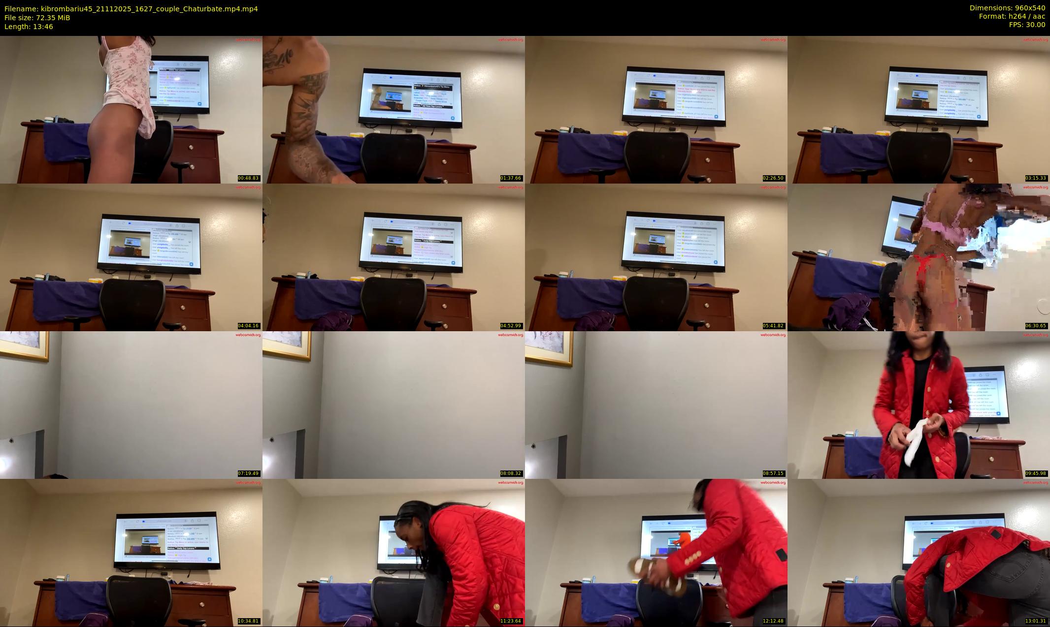 kibrombariu45 — 14 minute Chaturbate couple cam show recording, 480p, Nov 21, 2025