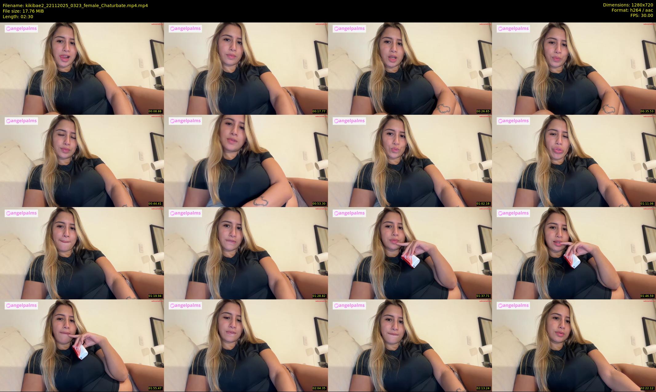 kikibae2 — 3 minute Chaturbate couple cam show recording, 720p, Nov 22, 2025