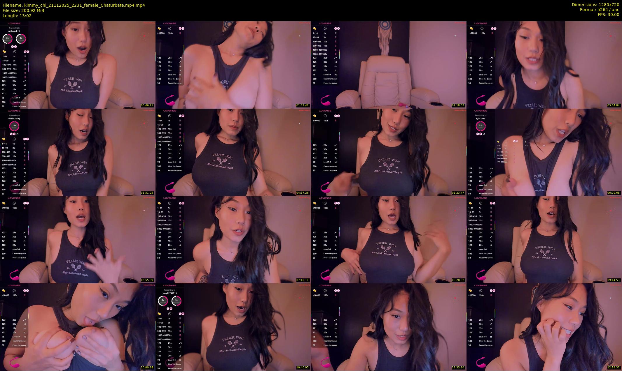 kimmy_chi — 14 minute Chaturbate female cam show recording, 720p, Nov 21, 2025