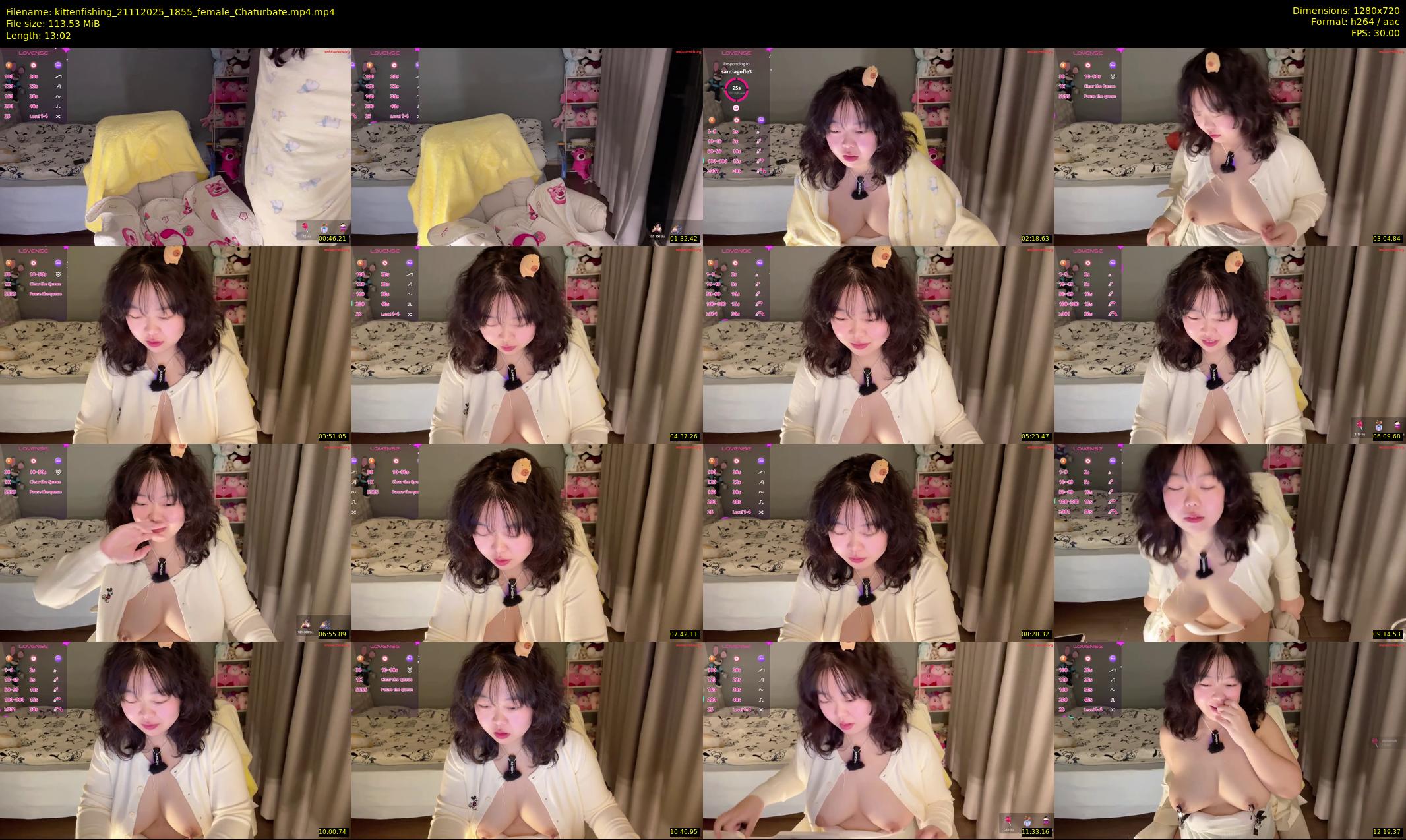 kittenfishing — 14 minute Chaturbate female cam show recording, 720p, Nov 21, 2025