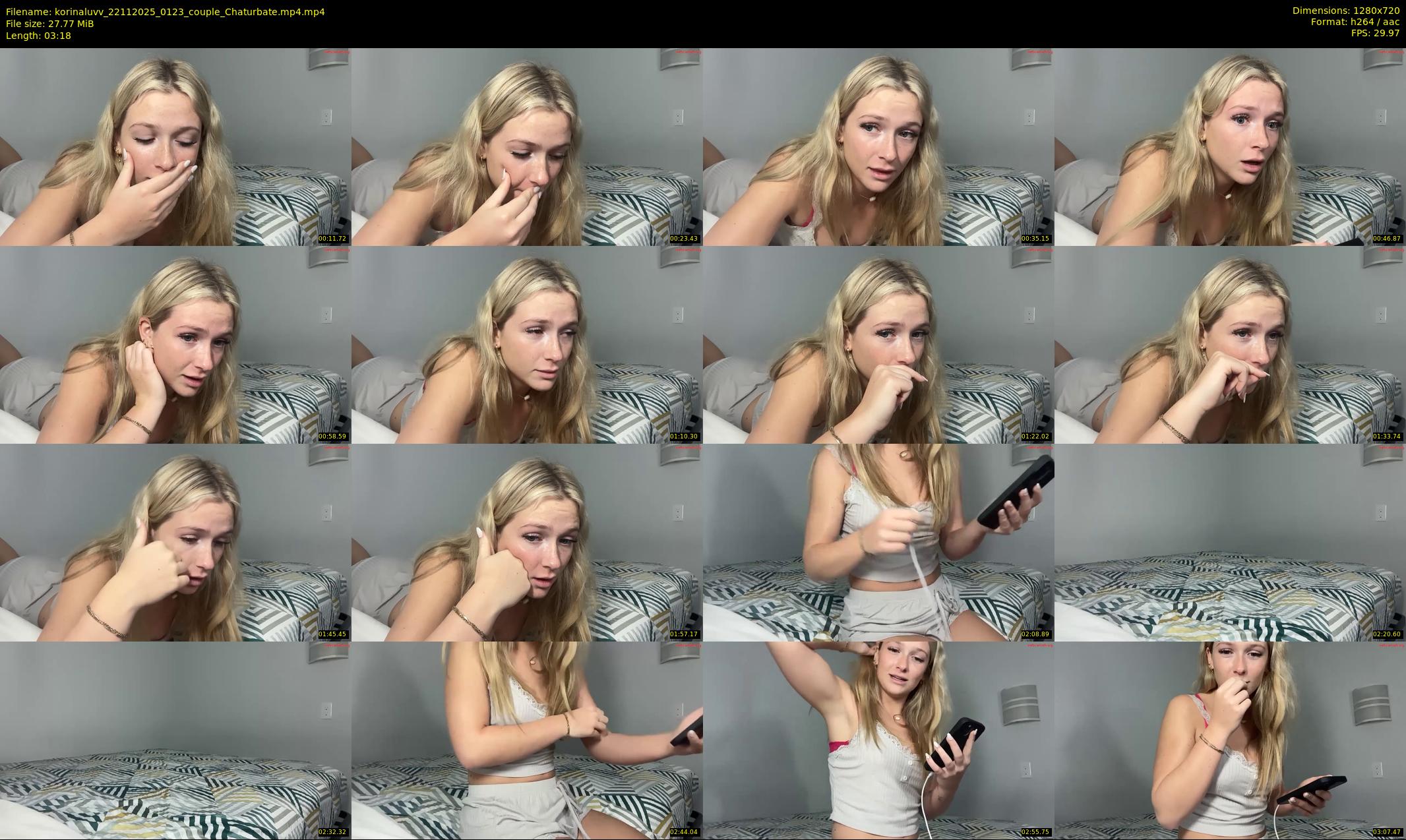 korinaluvv — 4 minute Chaturbate female cam show recording, 720p, Nov 22, 2025