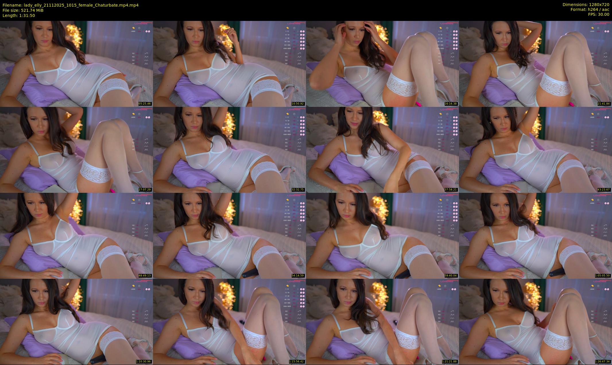 lady_elly — 92 minute Chaturbate female cam show recording, 720p, Nov 21, 2025