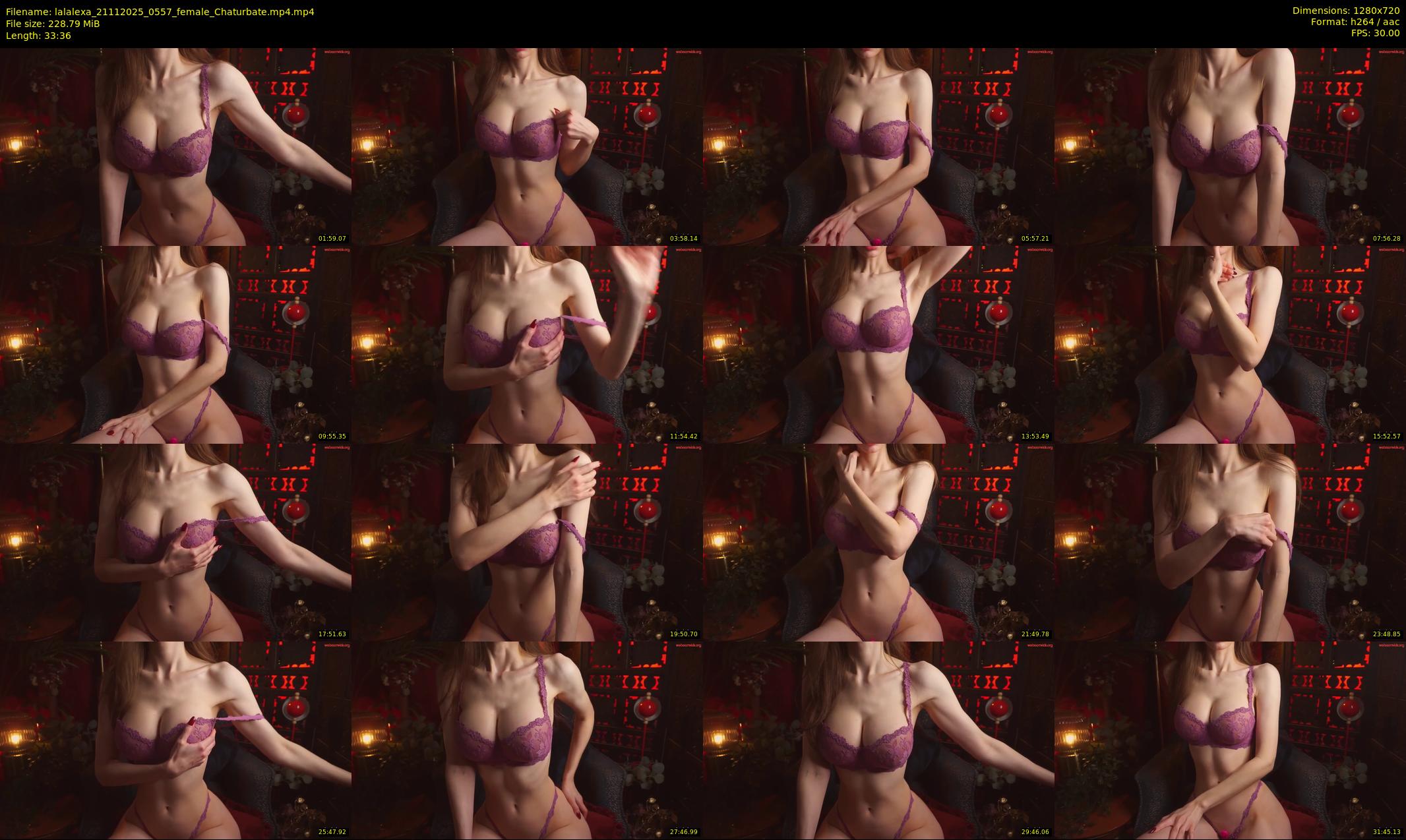 lalalexa — 34 minute Chaturbate female cam show recording, 720p, Nov 21, 2025