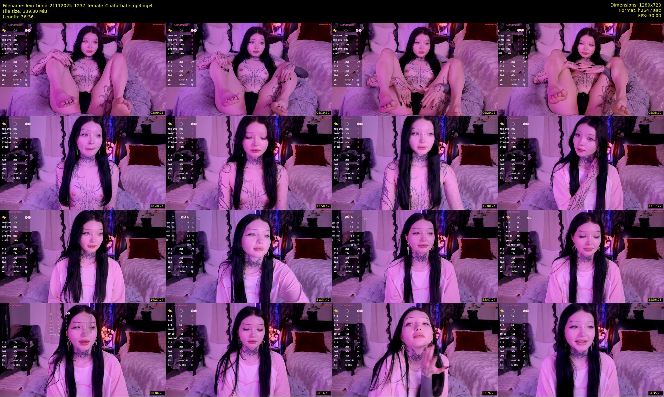lein_bone — 37 minute Chaturbate female cam show recording, 720p, Nov 21, 2025