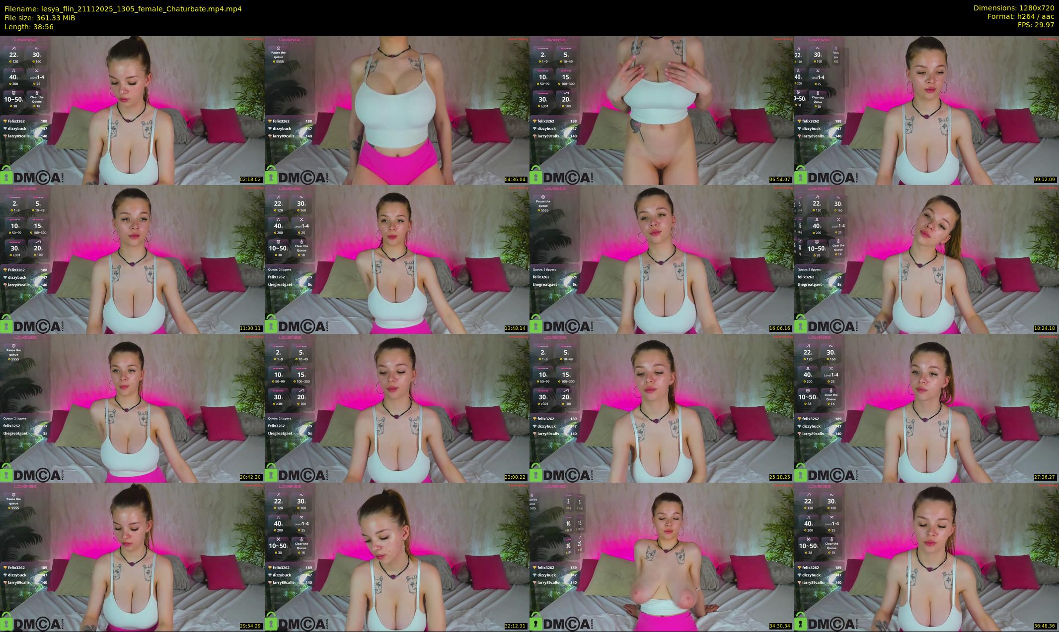 lesya_flin — 39 minute Chaturbate female cam show recording, 720p, Nov 21, 2025