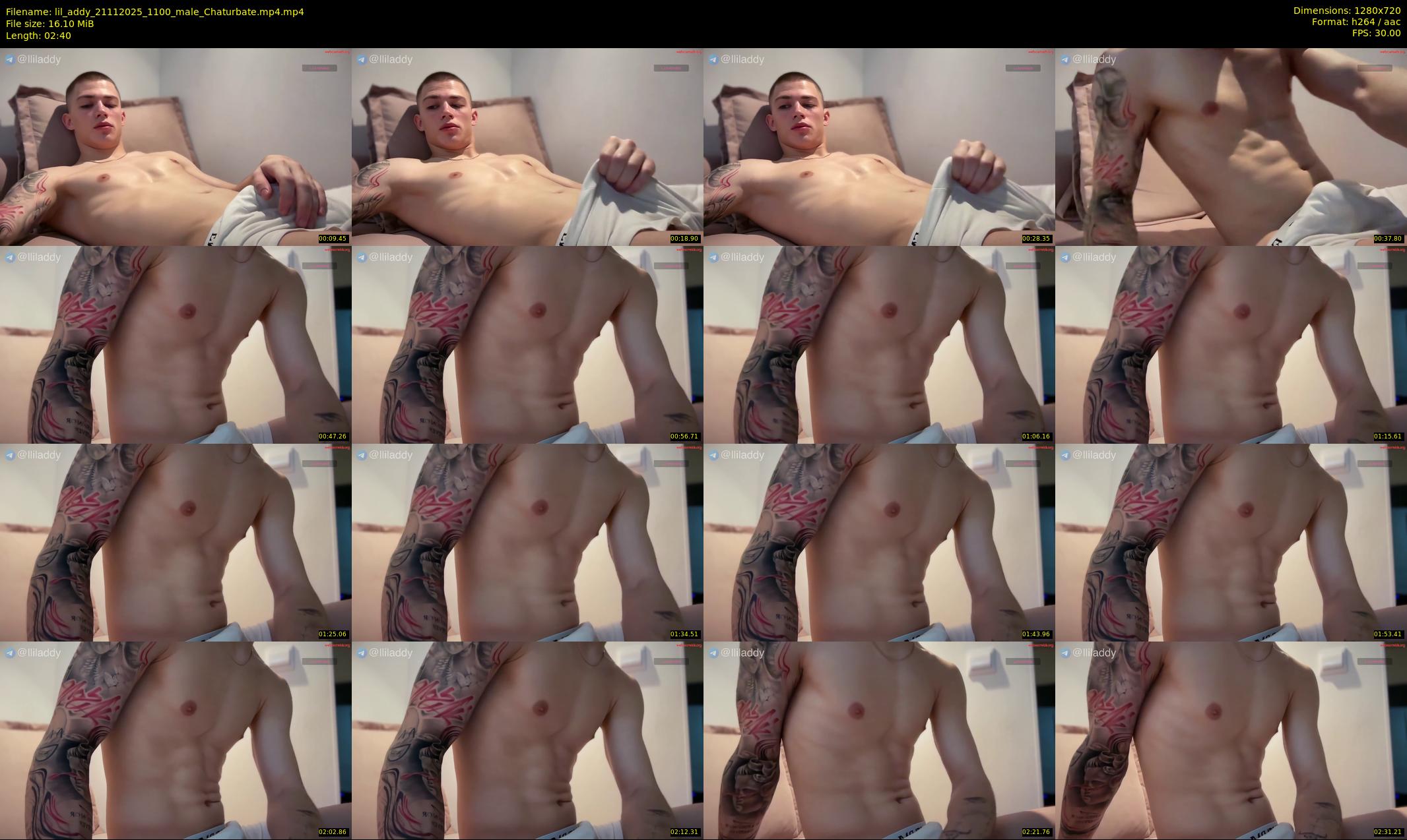 lil_addy — 3 minute Chaturbate male cam show recording, 720p, Nov 21, 2025
