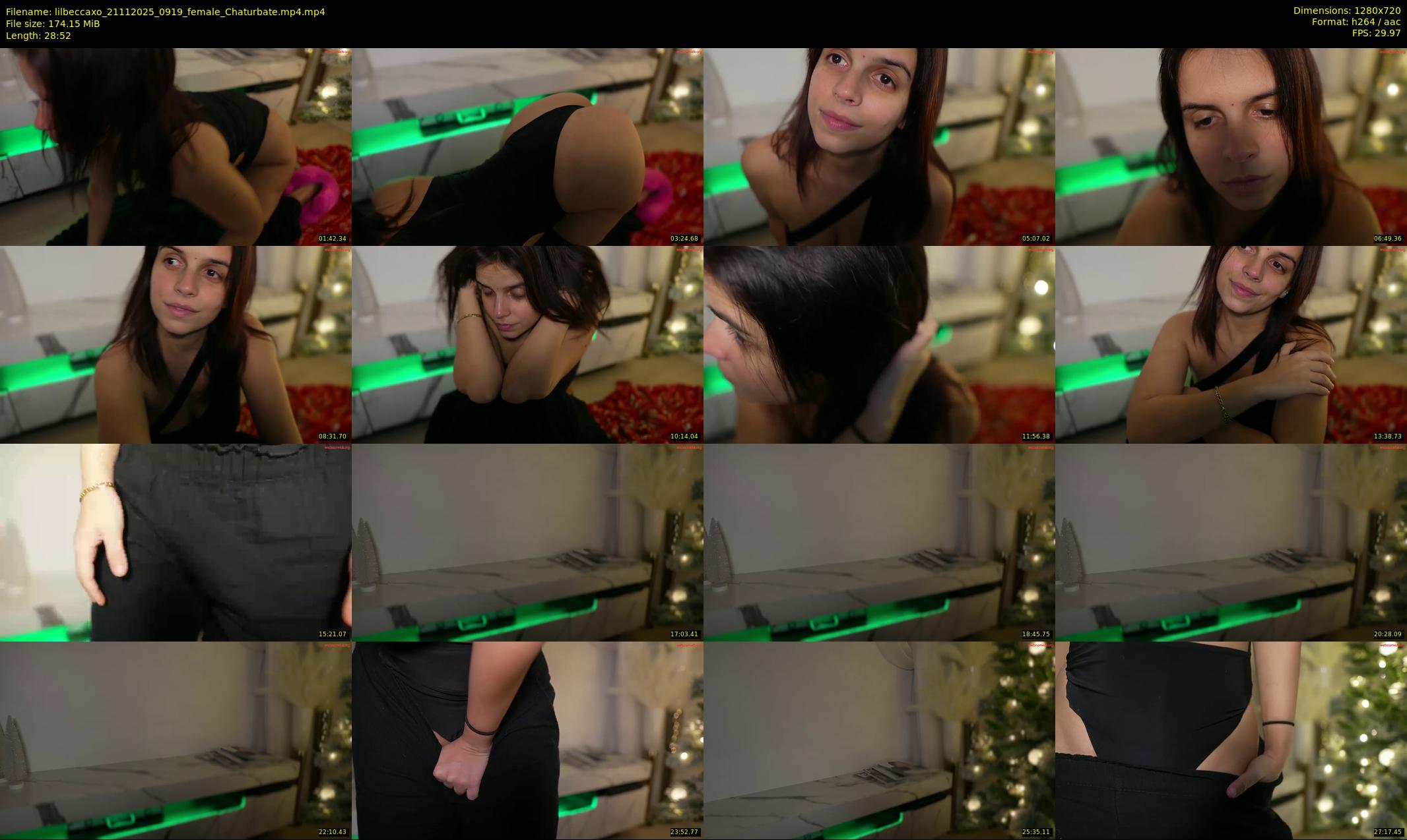 lilbeccaxo — 29 minute Chaturbate female cam show recording, 720p, Nov 21, 2025
