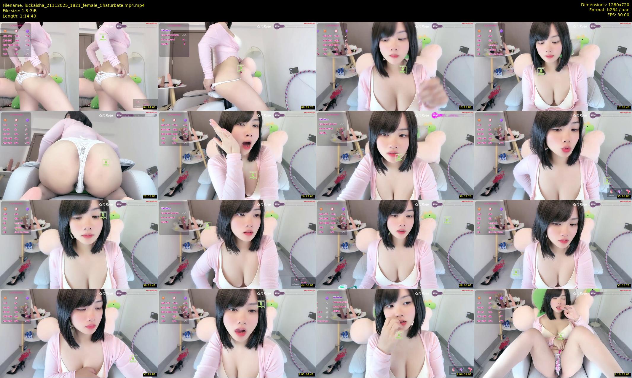 luckaisha — 75 minute Chaturbate female cam show recording, 720p, Nov 21, 2025