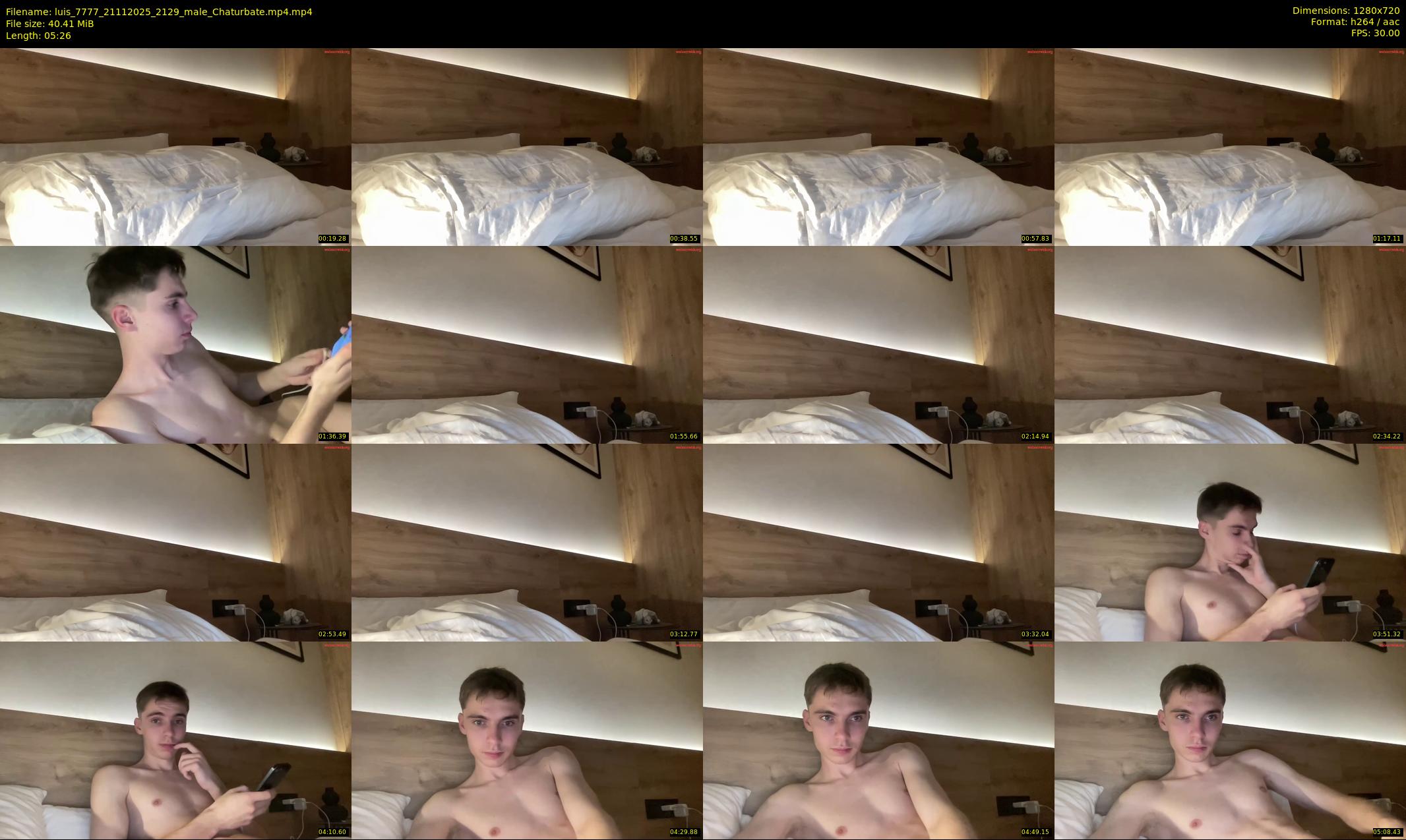 luis_7777 — 6 minute Chaturbate male cam show recording, 720p, Nov 21, 2025