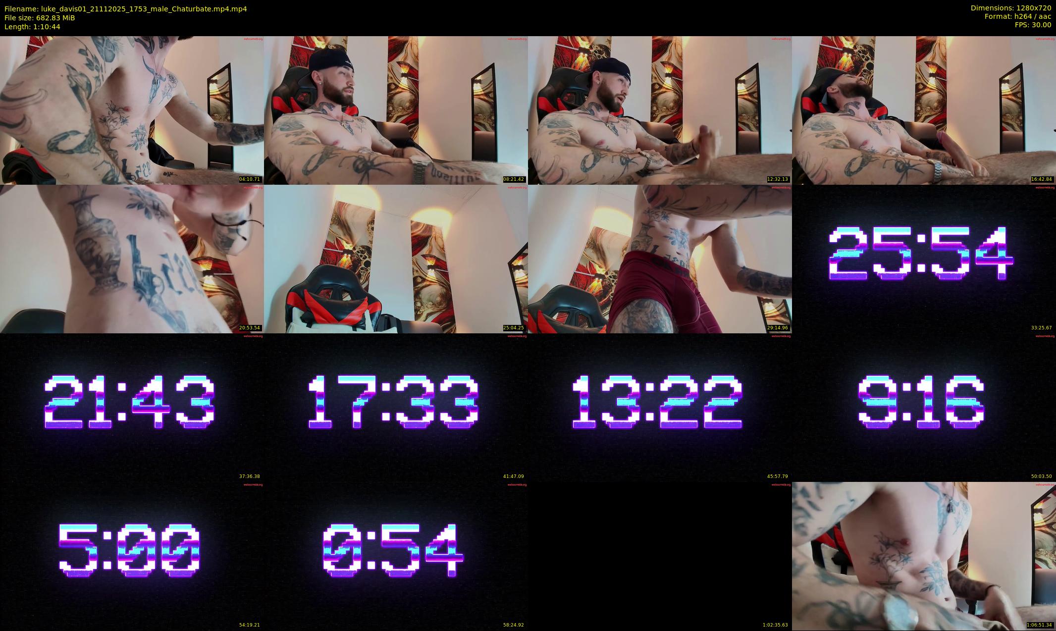 luke_davis01 — 71 minute Chaturbate male cam show recording, 720p, Nov 21, 2025
