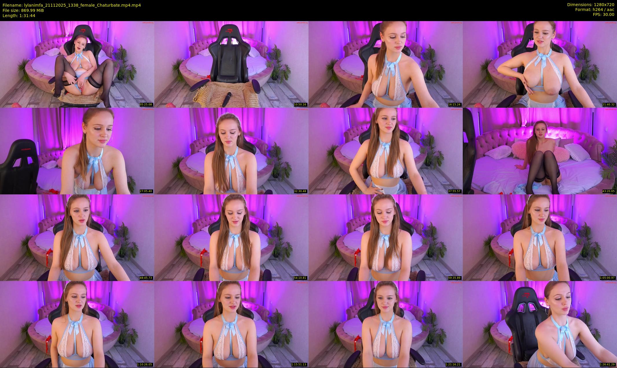 lylanimfa — 92 minute Chaturbate female cam show recording, 720p, Nov 21, 2025