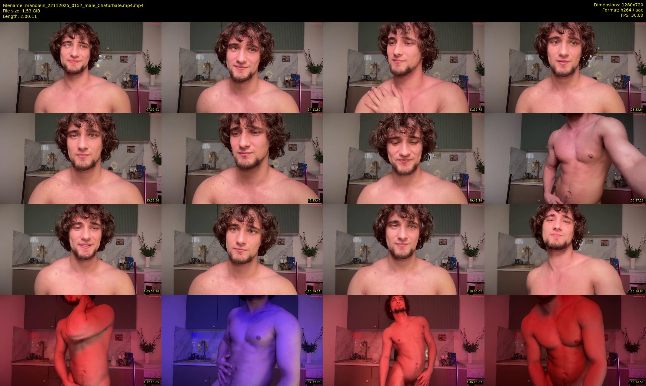 manolein — 121 minute Chaturbate male cam show recording, 720p, Nov 22, 2025