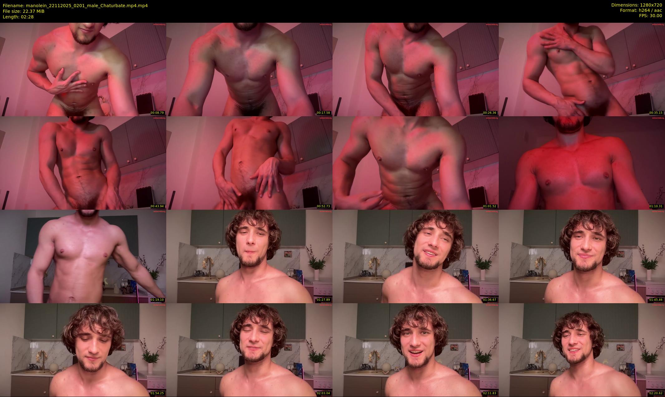 manolein — 3 minute Chaturbate male cam show recording, 720p, Nov 22, 2025