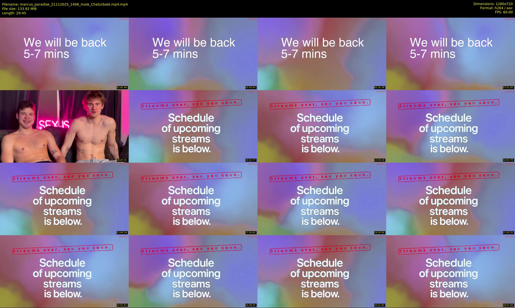 marcus_paradise — 30 minute Chaturbate male cam show recording, 720p, Nov 21, 2025