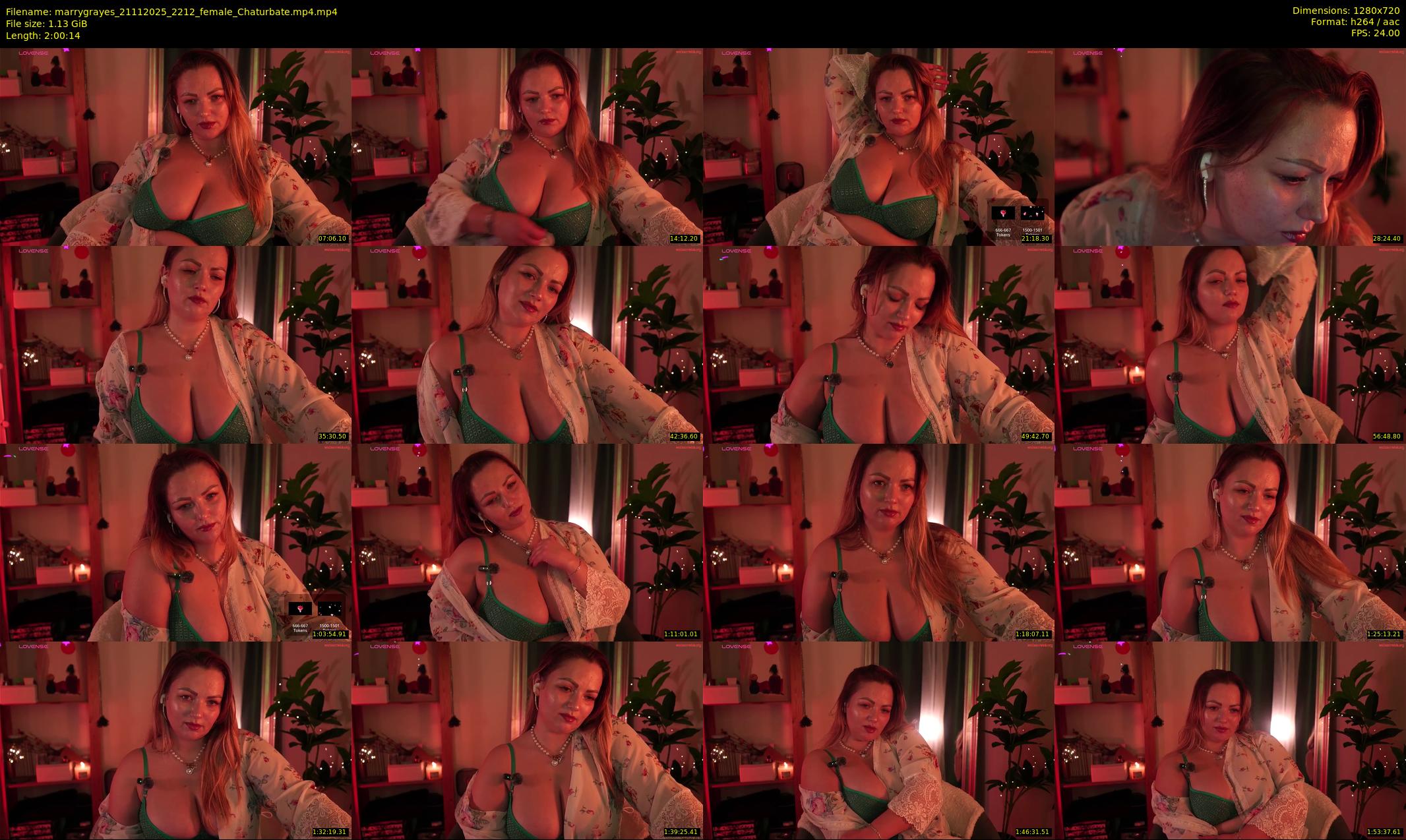 marrygrayes — 121 minute Chaturbate female cam show recording, 720p, Nov 21, 2025