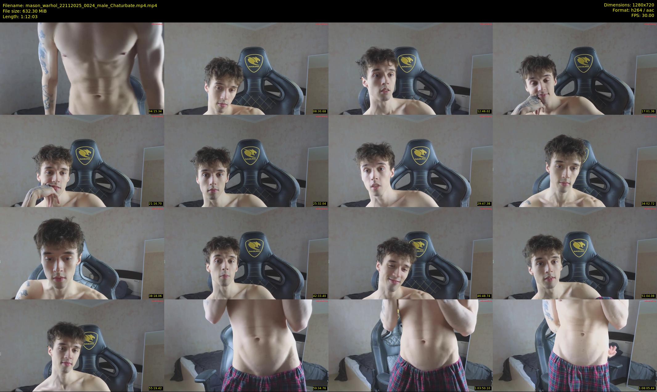 mason_warhol — 73 minute Chaturbate male cam show recording, 720p, Nov 22, 2025