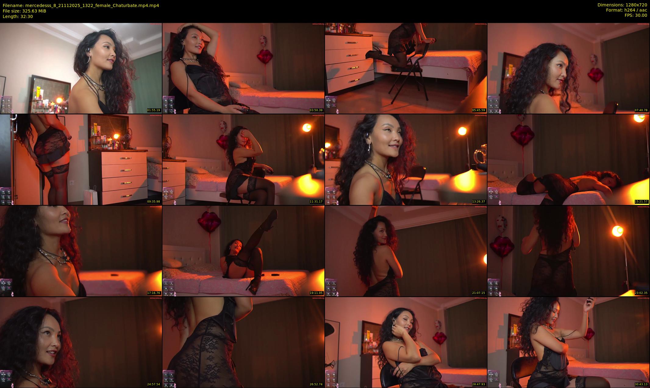 mercedesss_8 — 33 minute Chaturbate female cam show recording, 720p, Nov 21, 2025