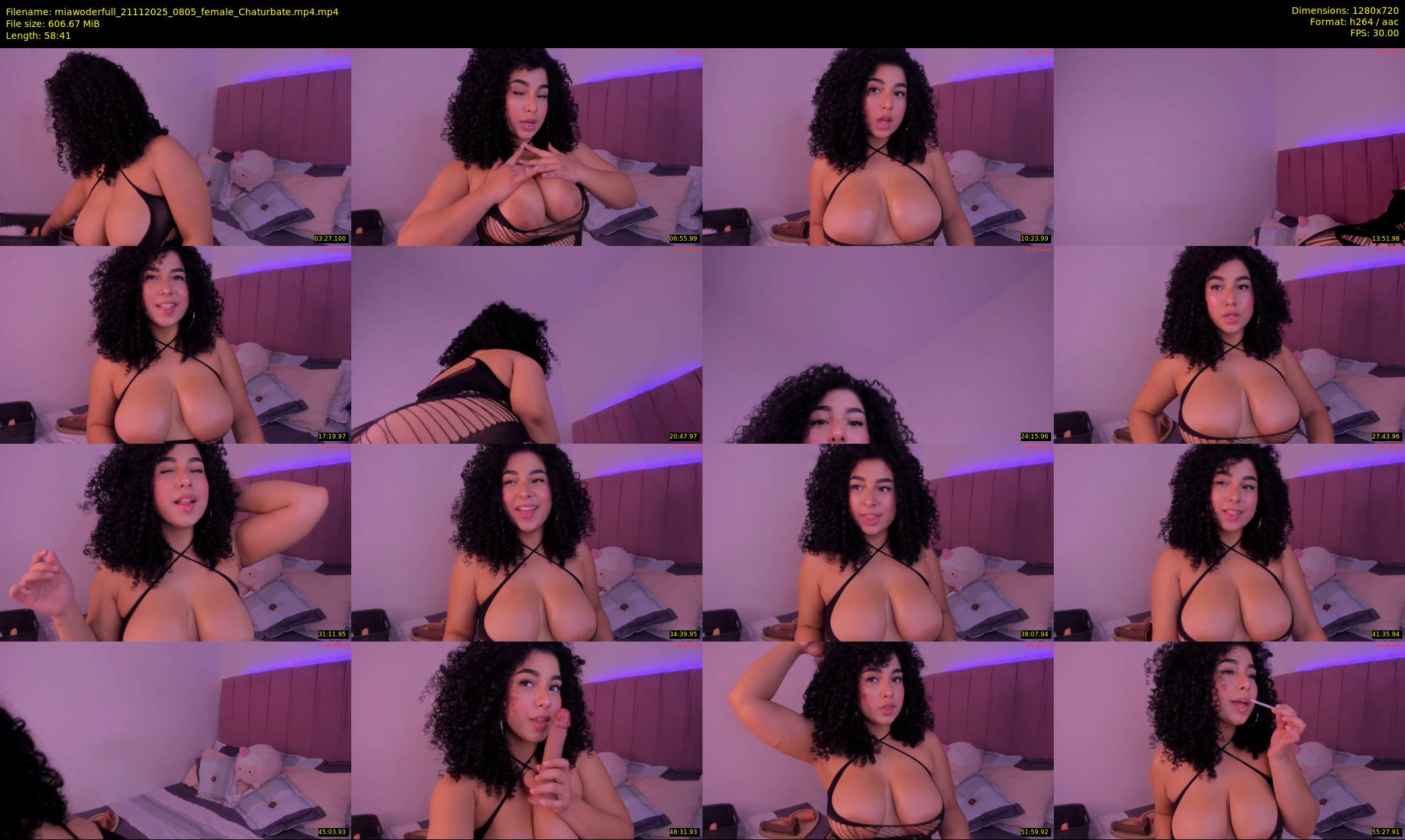 miawoderfull — 59 minute Chaturbate female cam show recording, 720p, Nov 21, 2025