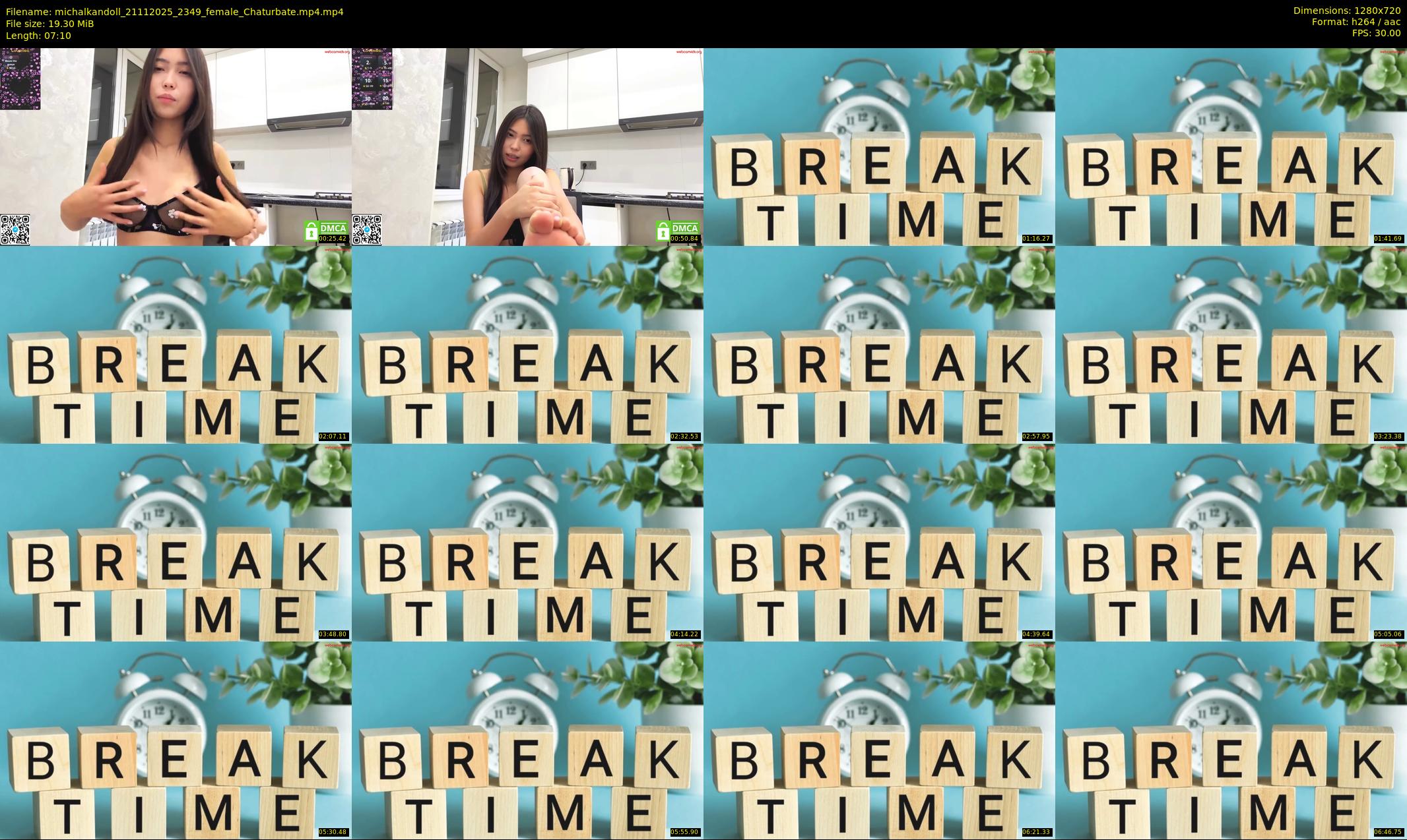 michalkandoll — 8 minute Chaturbate female cam show recording, 720p, Nov 21, 2025