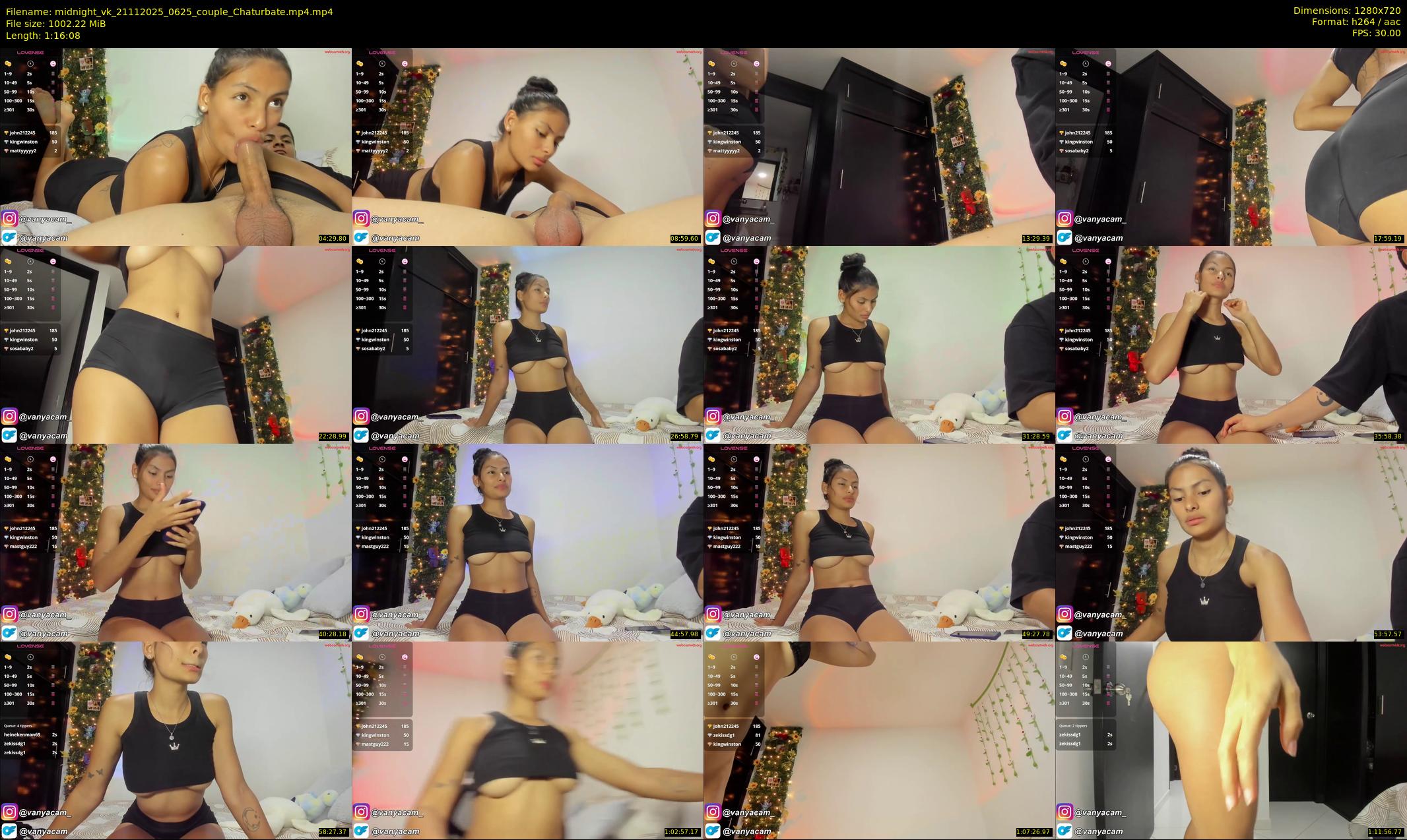 midnight_vk — 77 minute Chaturbate couple cam show recording, 720p, Nov 21, 2025