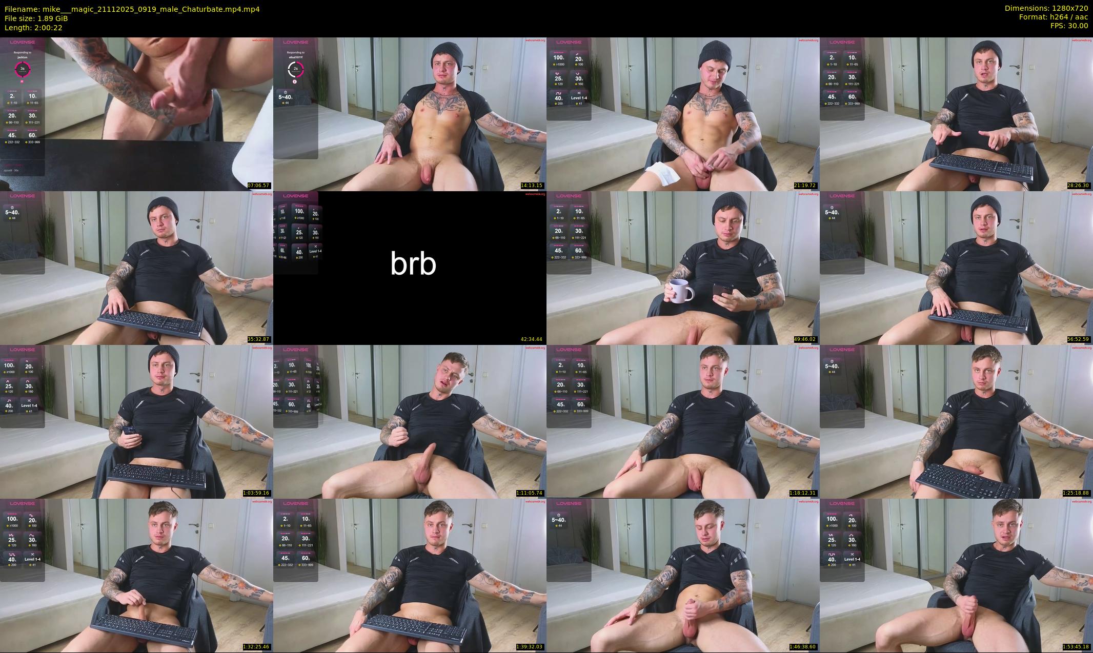 mike___magic — 121 minute Chaturbate male cam show recording, 720p, Nov 21, 2025
