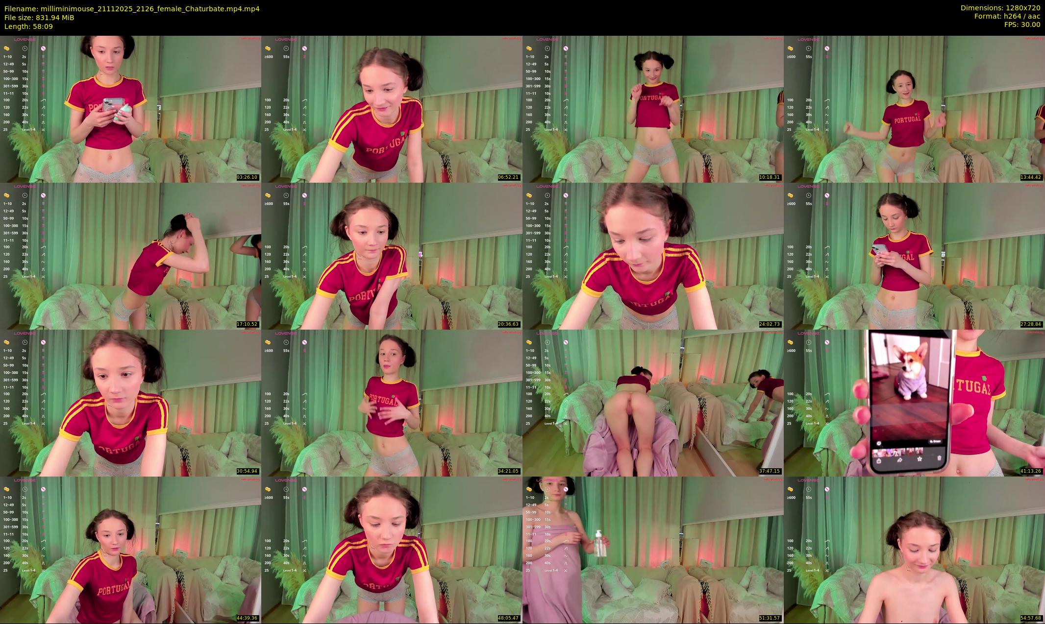 milliminimouse — 59 minute Chaturbate female cam show recording, 720p, Nov 21, 2025