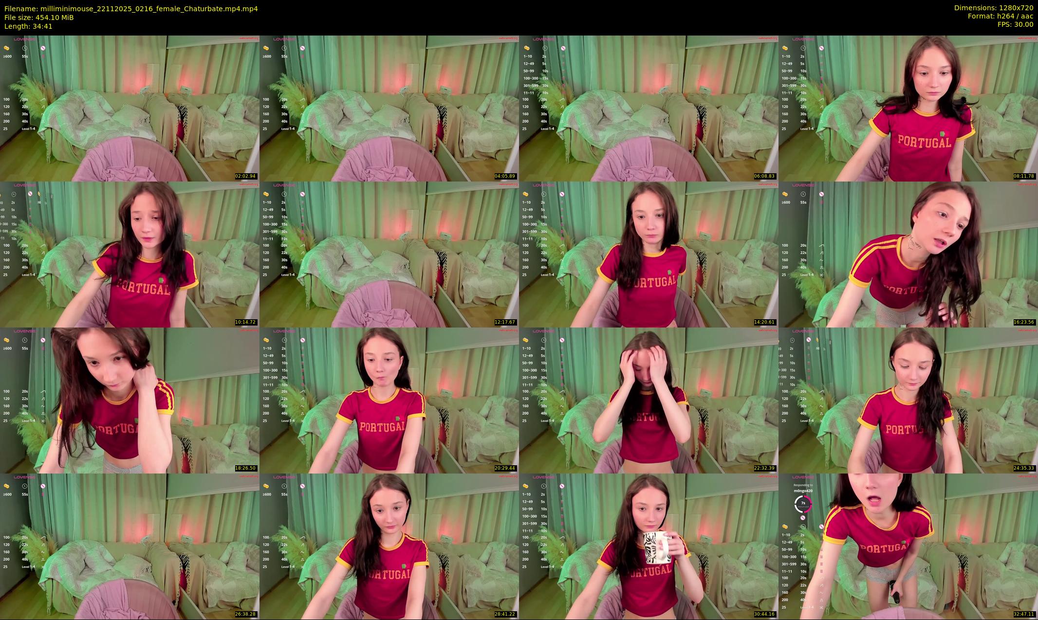 milliminimouse — 35 minute Chaturbate female cam show recording, 720p, Nov 22, 2025