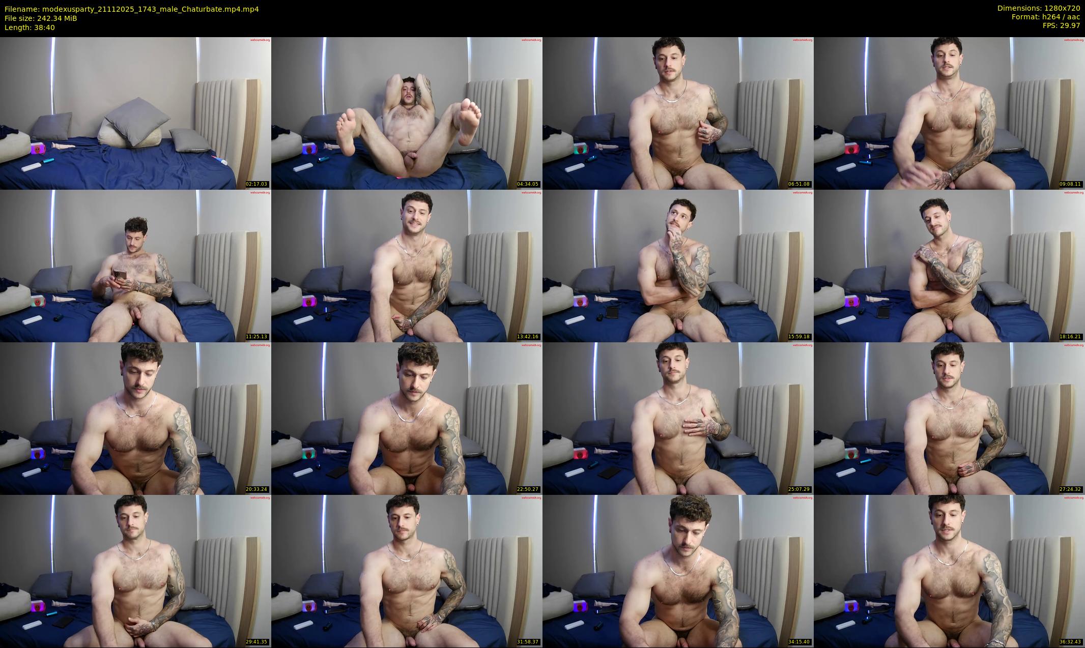 modexusparty — 39 minute Chaturbate male cam show recording, 720p, Nov 21, 2025