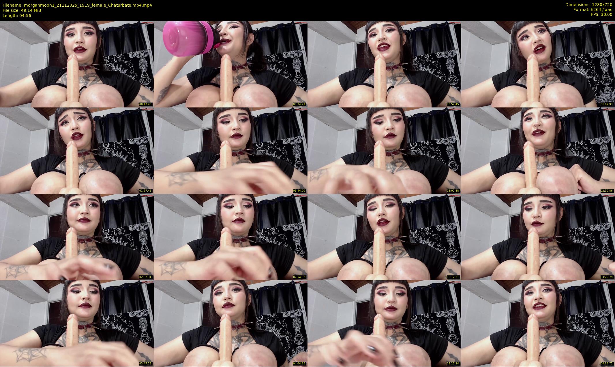 morganmoon1 — 5 minute Chaturbate female cam show recording, 720p, Nov 21, 2025